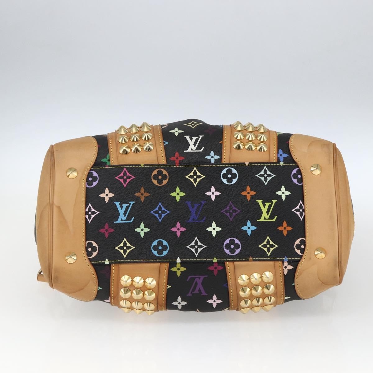 Louis Vuitton Courtney Monogram Multicolor Black Canvas Handbag (Pre-Owned)