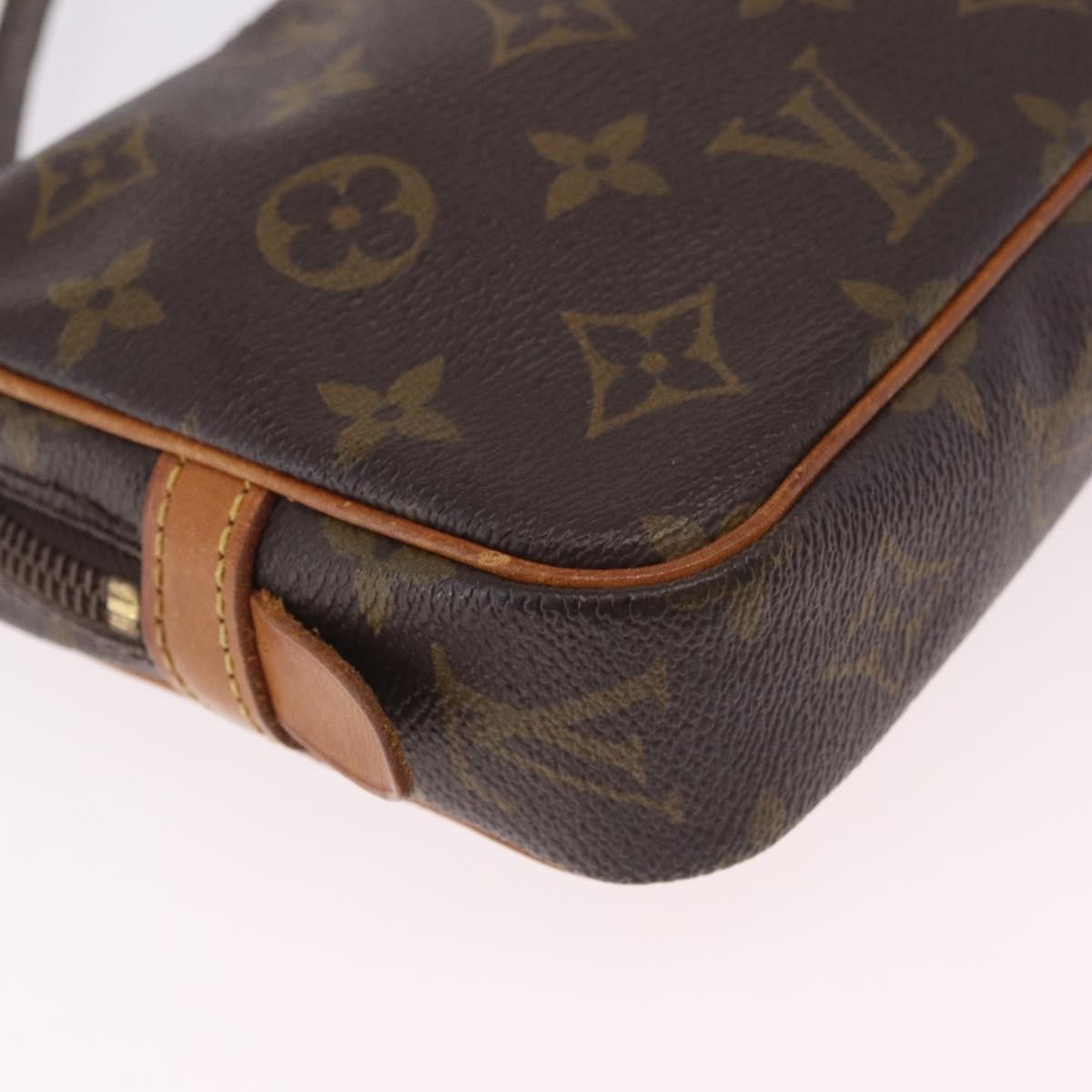 Louis Vuitton Pochette Marly Bandouliere Monogram Canvas Brown Canvas Shoulder Bag Bag (Pre-Owned)