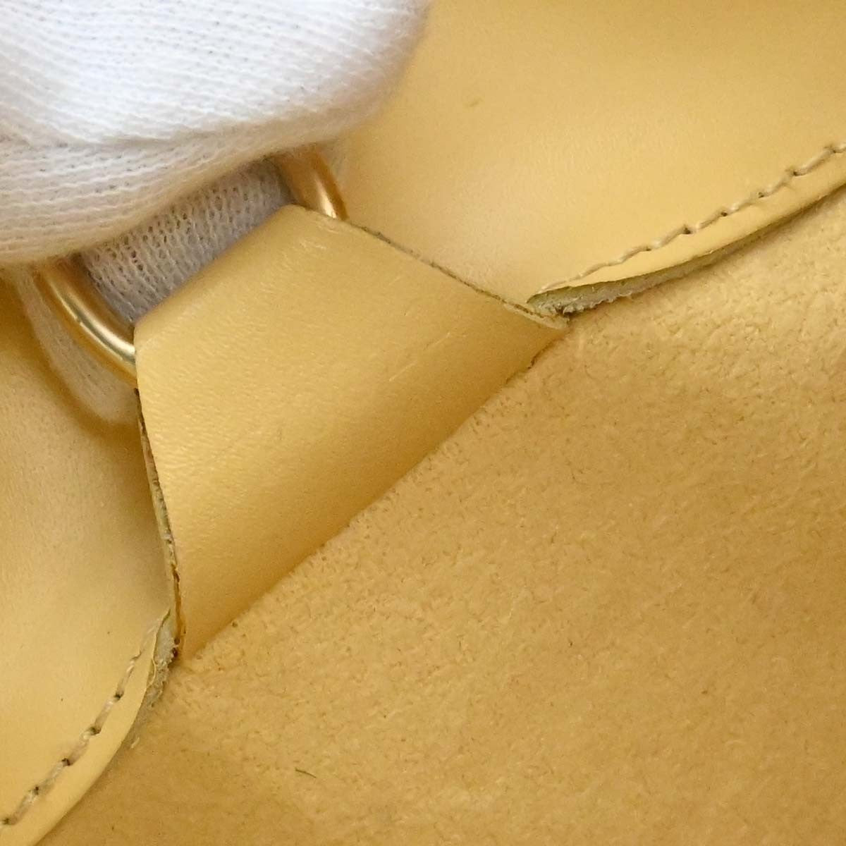 Louis Vuitton Noctambule Epi Leather Yellow Leather Handbag (Pre-Owned)