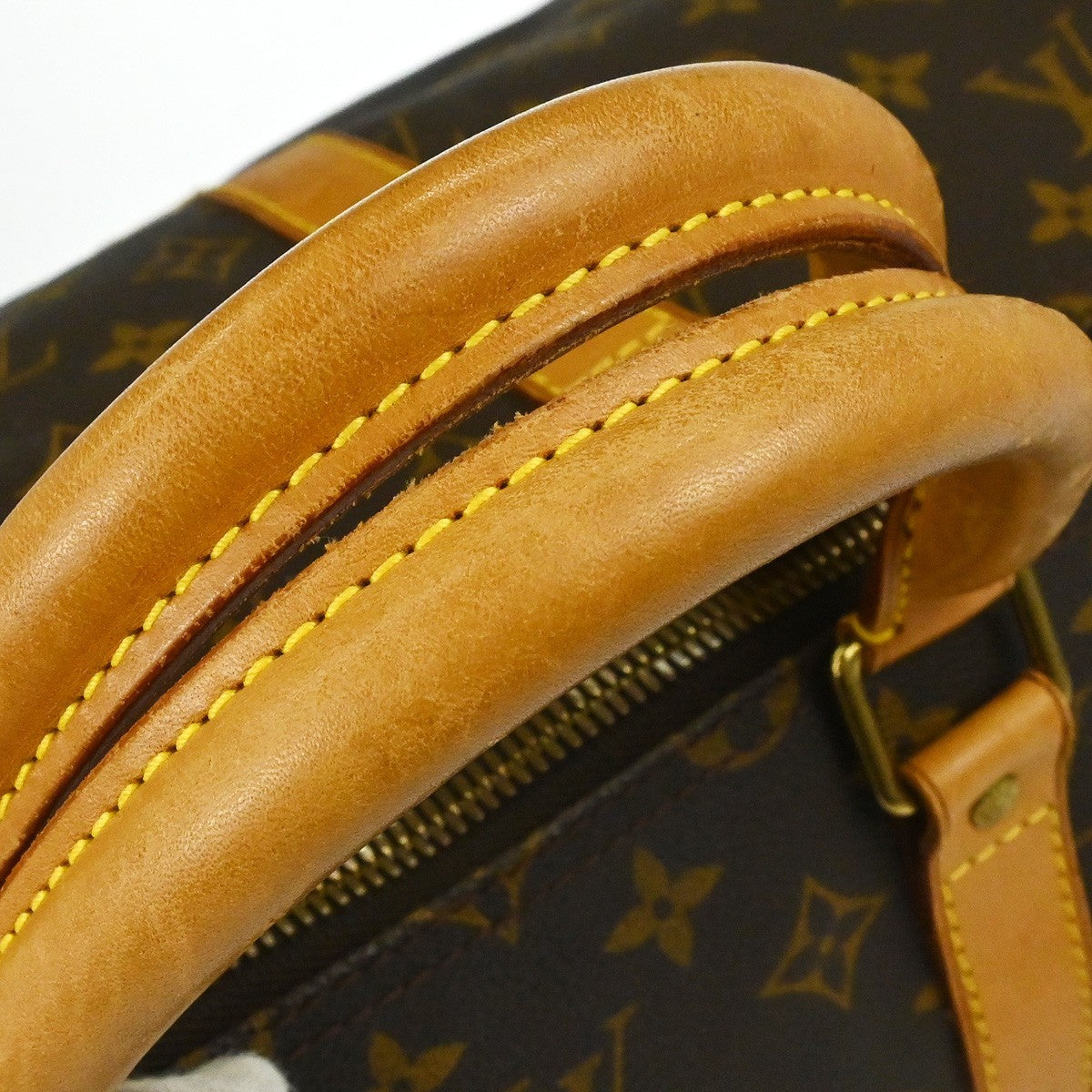 Louis Vuitton Keepall Monogram Brown Canvas Travel Bag Bag (Pre-Owned)