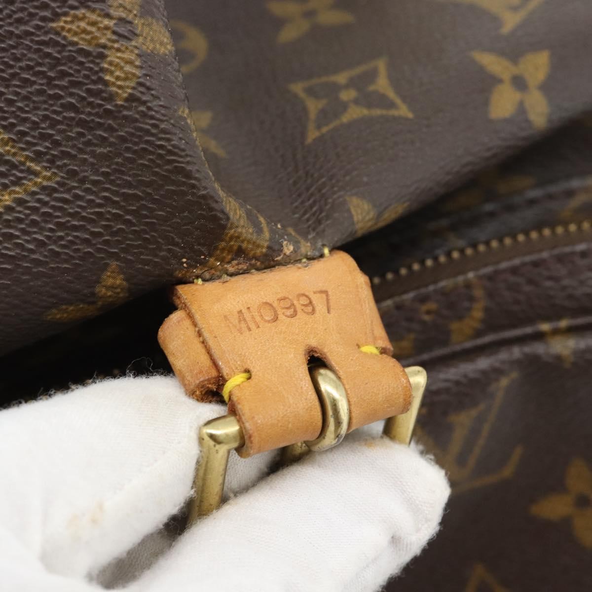 Louis Vuitton Vintage Montsouris Monogram Canvas Brown Canvas Backpack Bag (Pre-Owned)