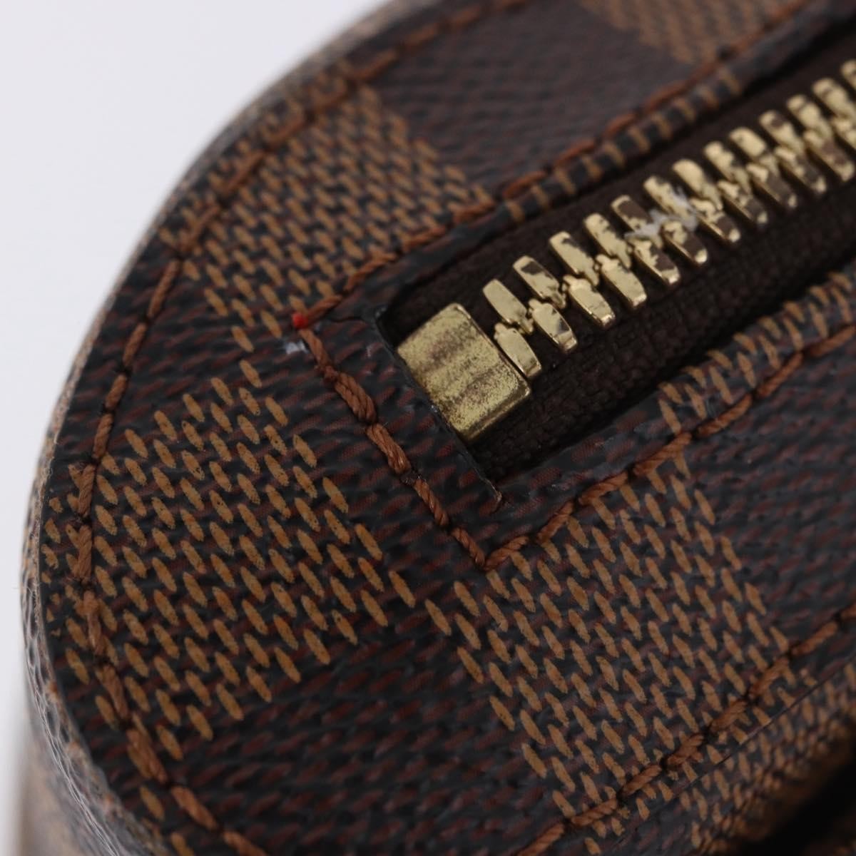 Louis Vuitton Geronimos Damier Brown Canvas Clutche & Pouche Bag (Pre-Owned)