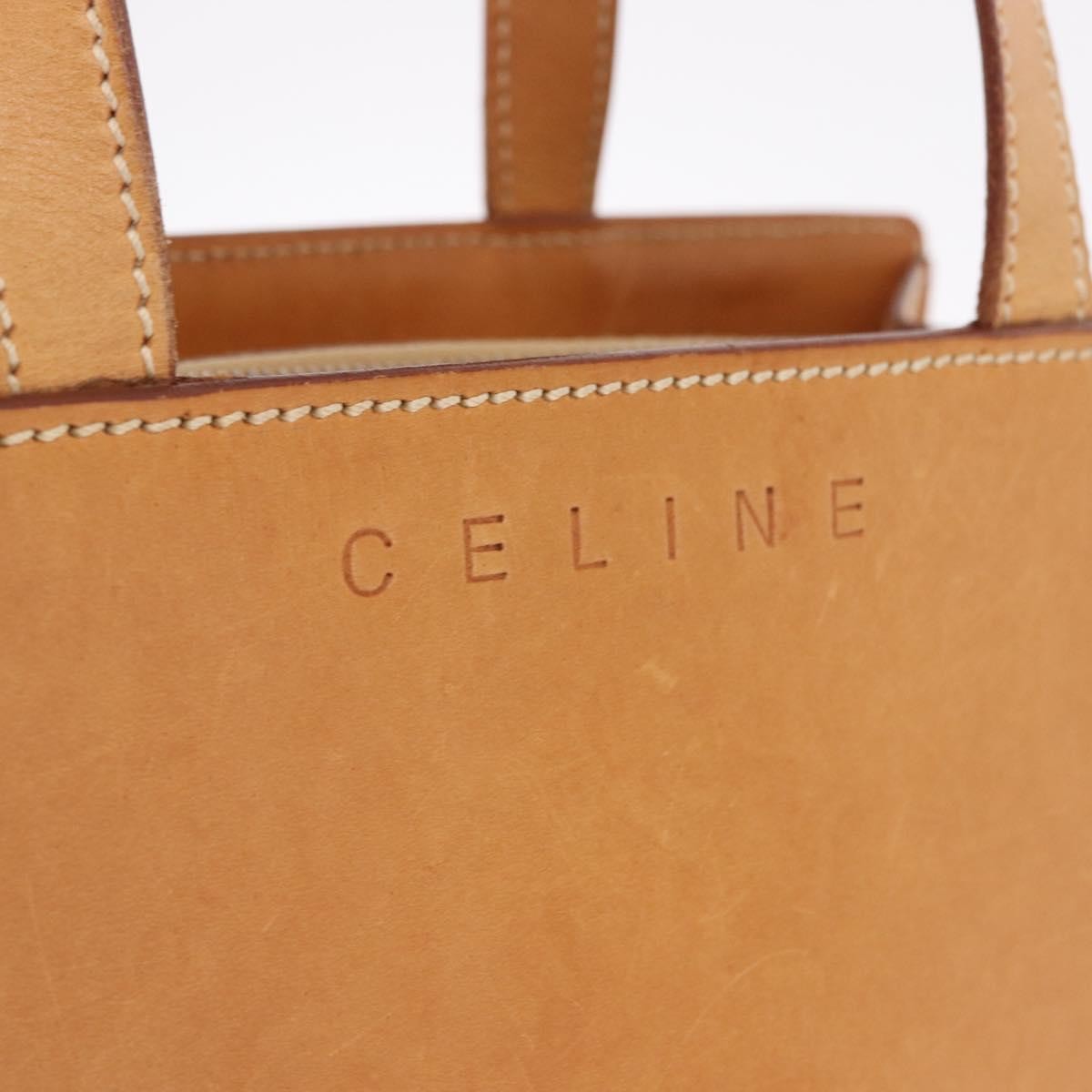 Celine Handbag Leather Brown Leather Handbag (Pre-Owned)