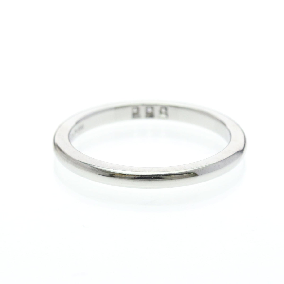 Tiffany & Co. Forever Wedding Band 950 Platinum With Diamonds Silver Platinum Ring Jewelry (Pre-Owned)