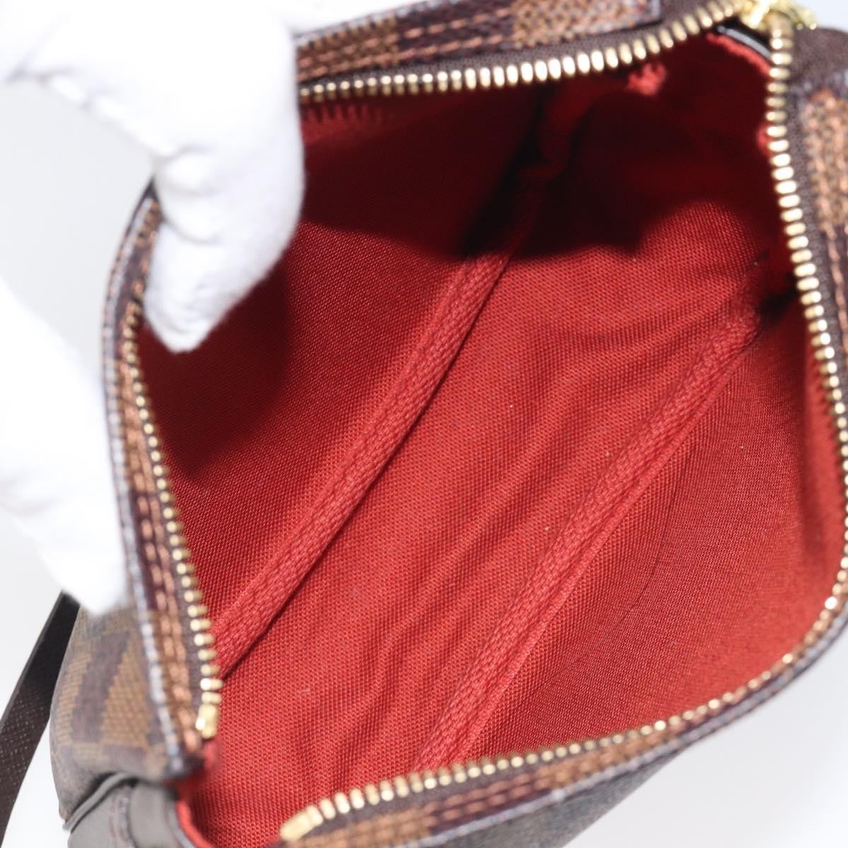 Louis Vuitton Trousse Make Up Damier Brown Canvas Clutche & Pouche Bag (Pre-Owned)