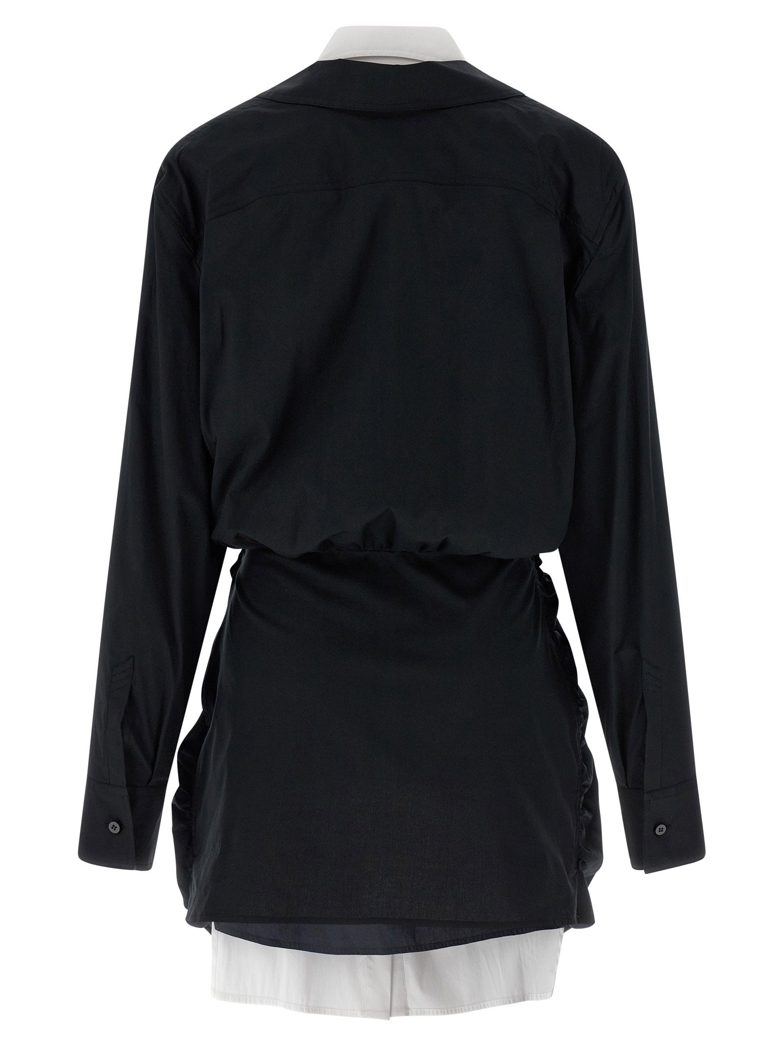 The Attico Women's Double Layer Shirt Dress