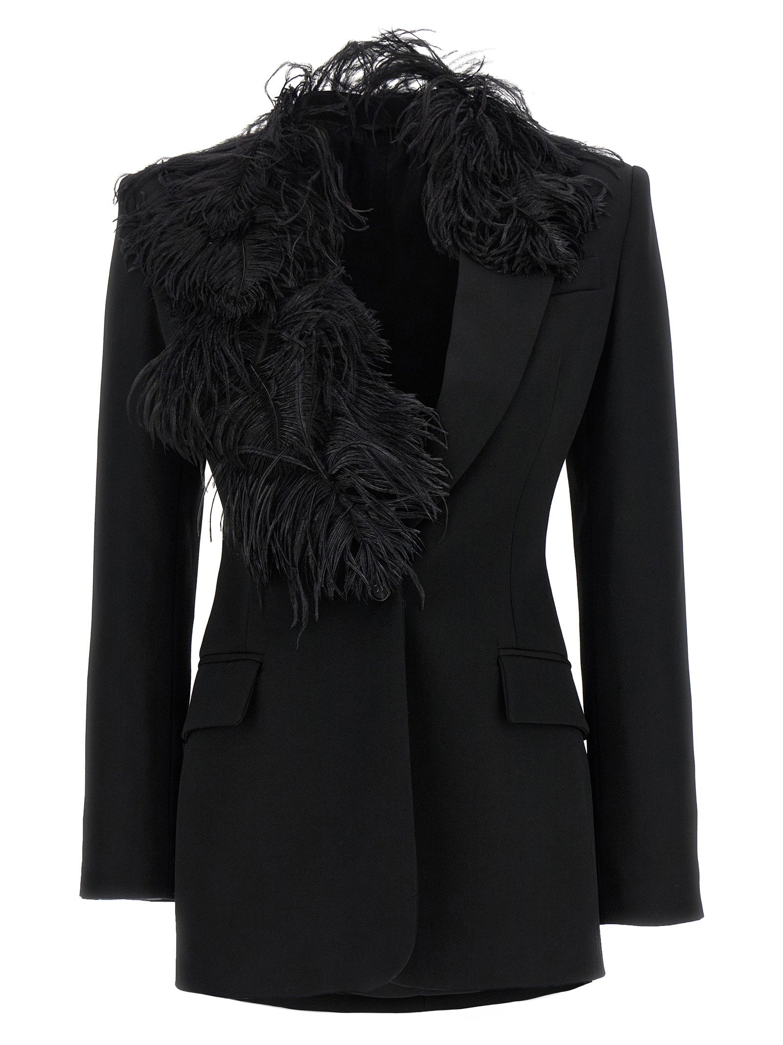 The Attico Women's Feather Blazer
