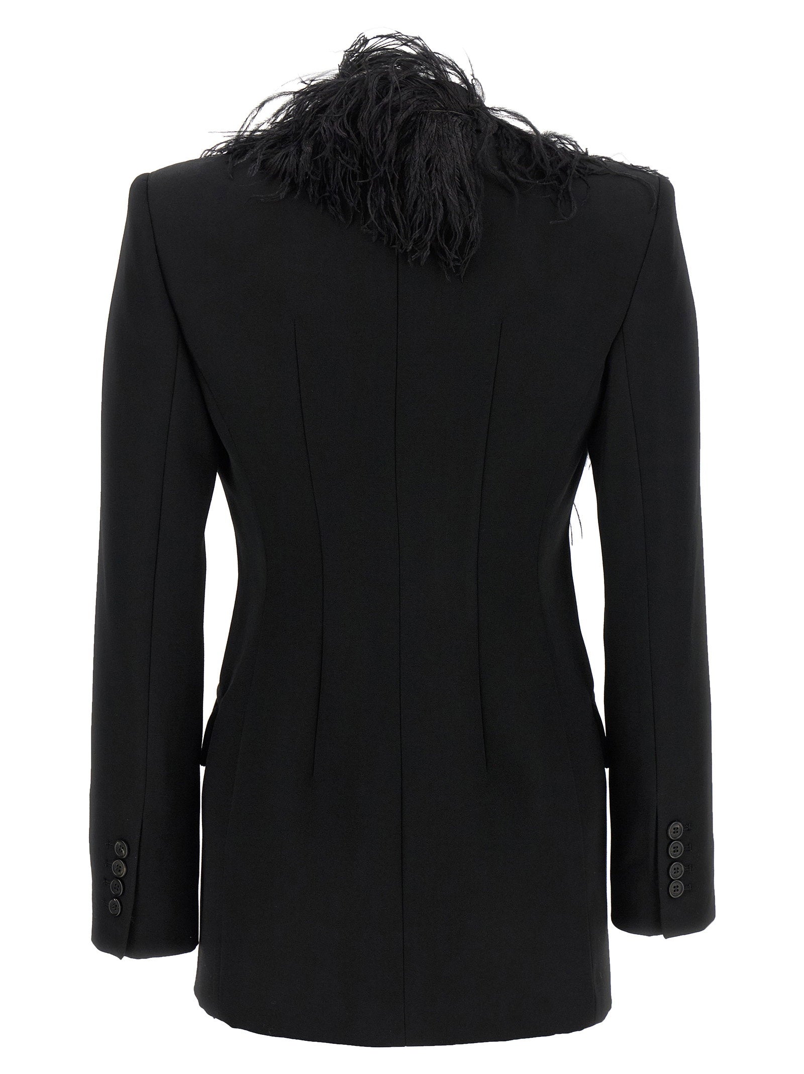 The Attico Women's Feather Blazer