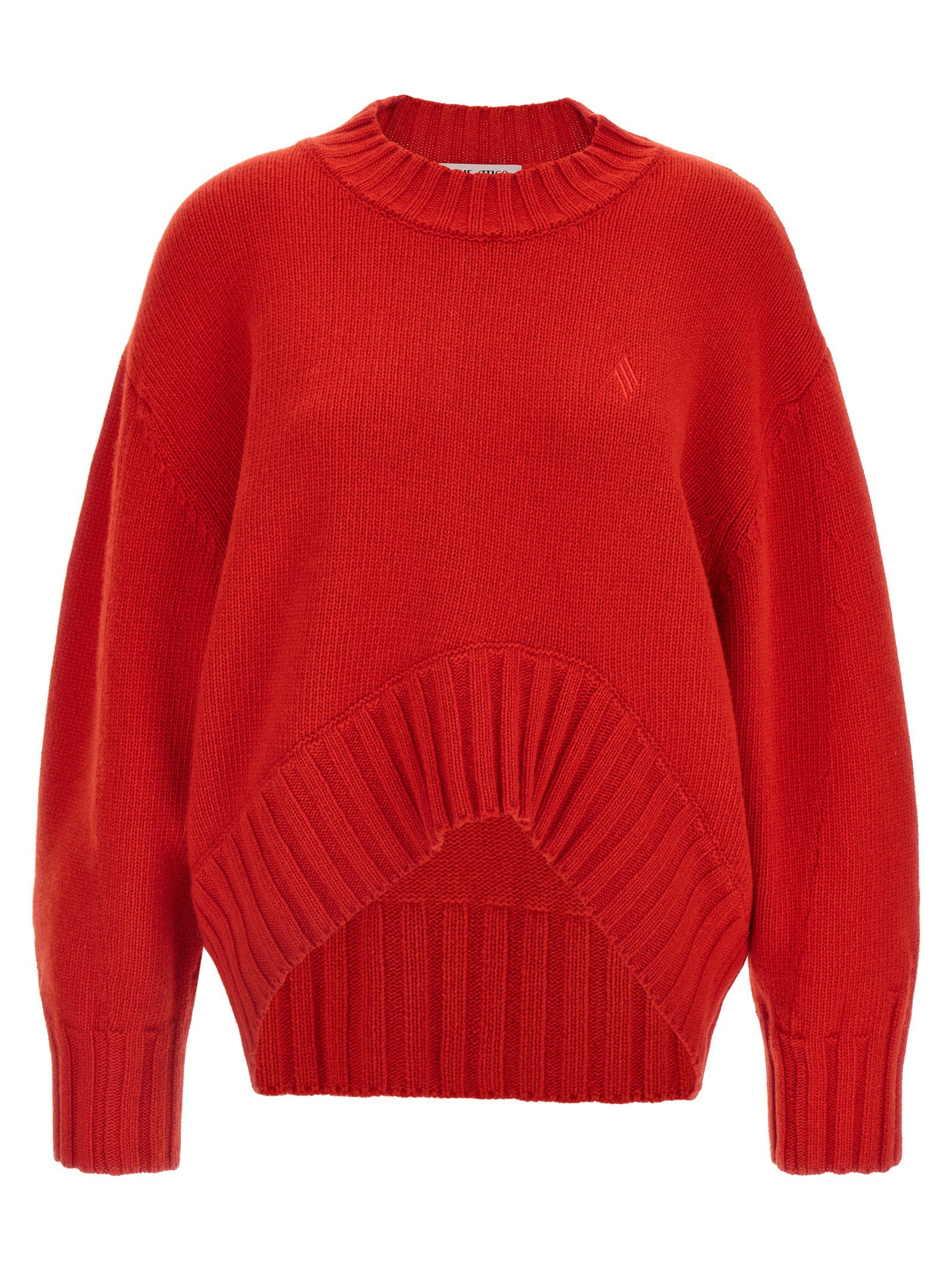 The Attico Women's Asymmetrical Hem Sweater