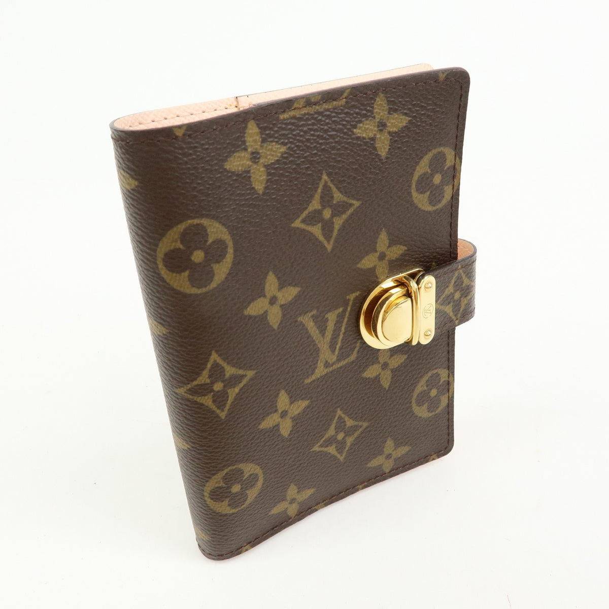 Louis Vuitton Koala Ring Agenda Cover Monogram Canvas Brown Canvas Briefcase Bag (Pre-Owned)