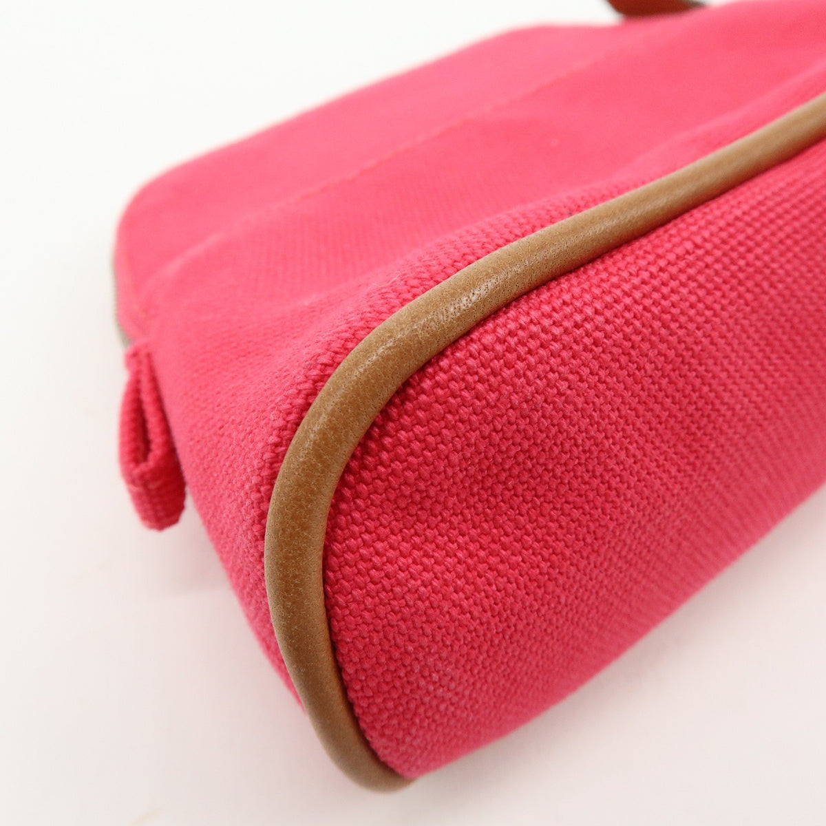Hermes Bolide Travel Canvas Pink Cotton Clutche & Pouche Bag (Pre-Owned)