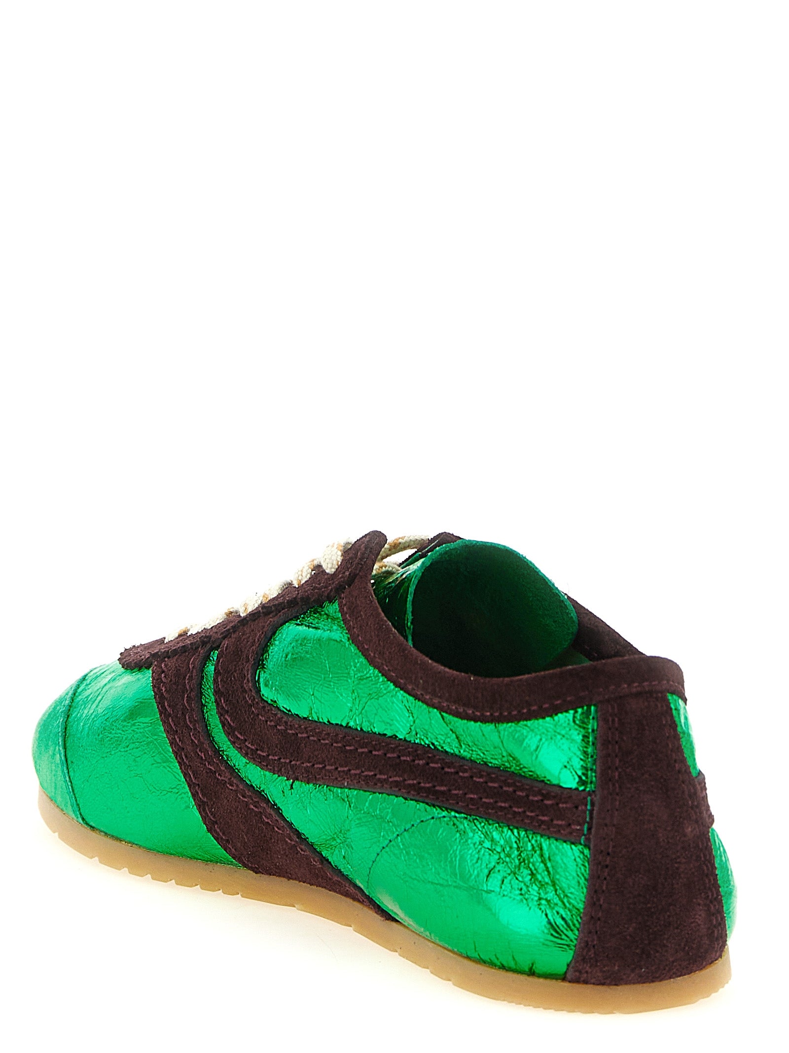Dries Van Noten Women's Laminated Leather Sneakers