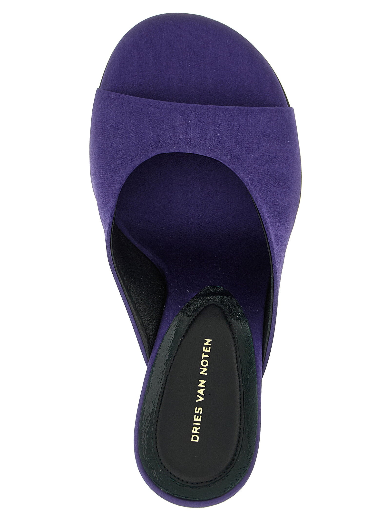 Dries Van Noten Women's Satin Mules