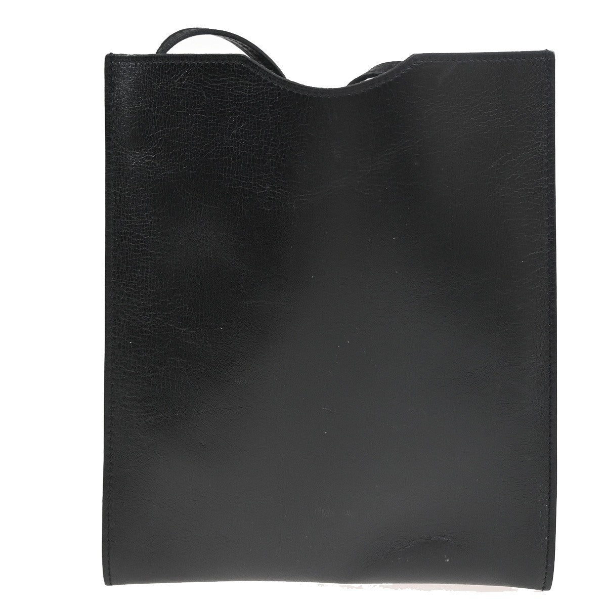Hermes Onimaitou Pochette Box Calf Black Leather Clutche & Pouche Bag (Pre-Owned)