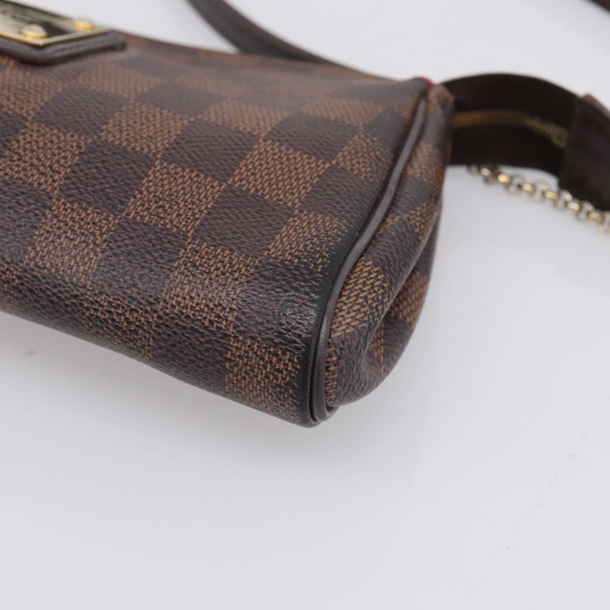 Louis Vuitton Eva Damier Brown Canvas Handbag (Pre-Owned)
