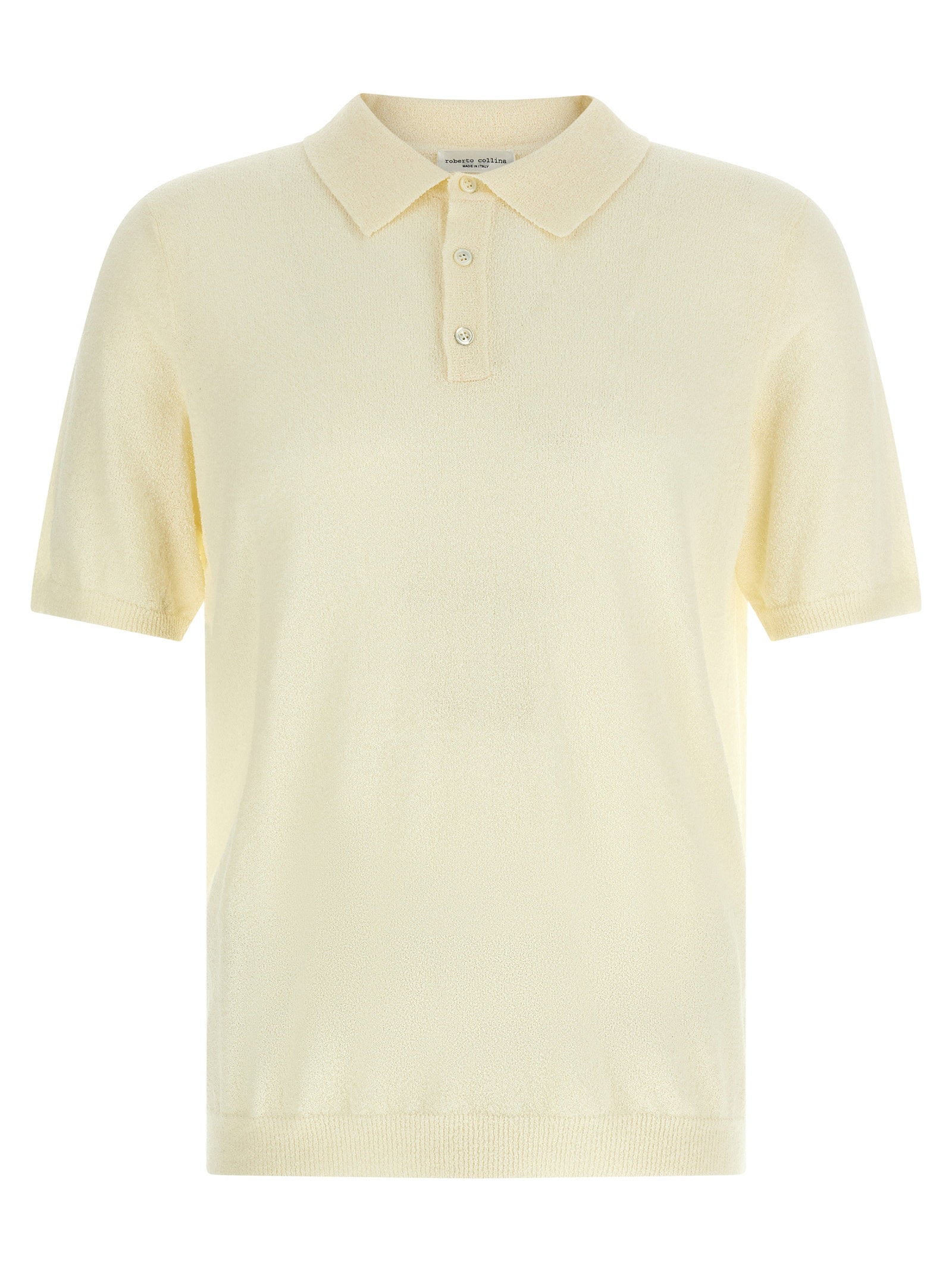 Roberto Collina Men's Spongy Effect Polo Shirt