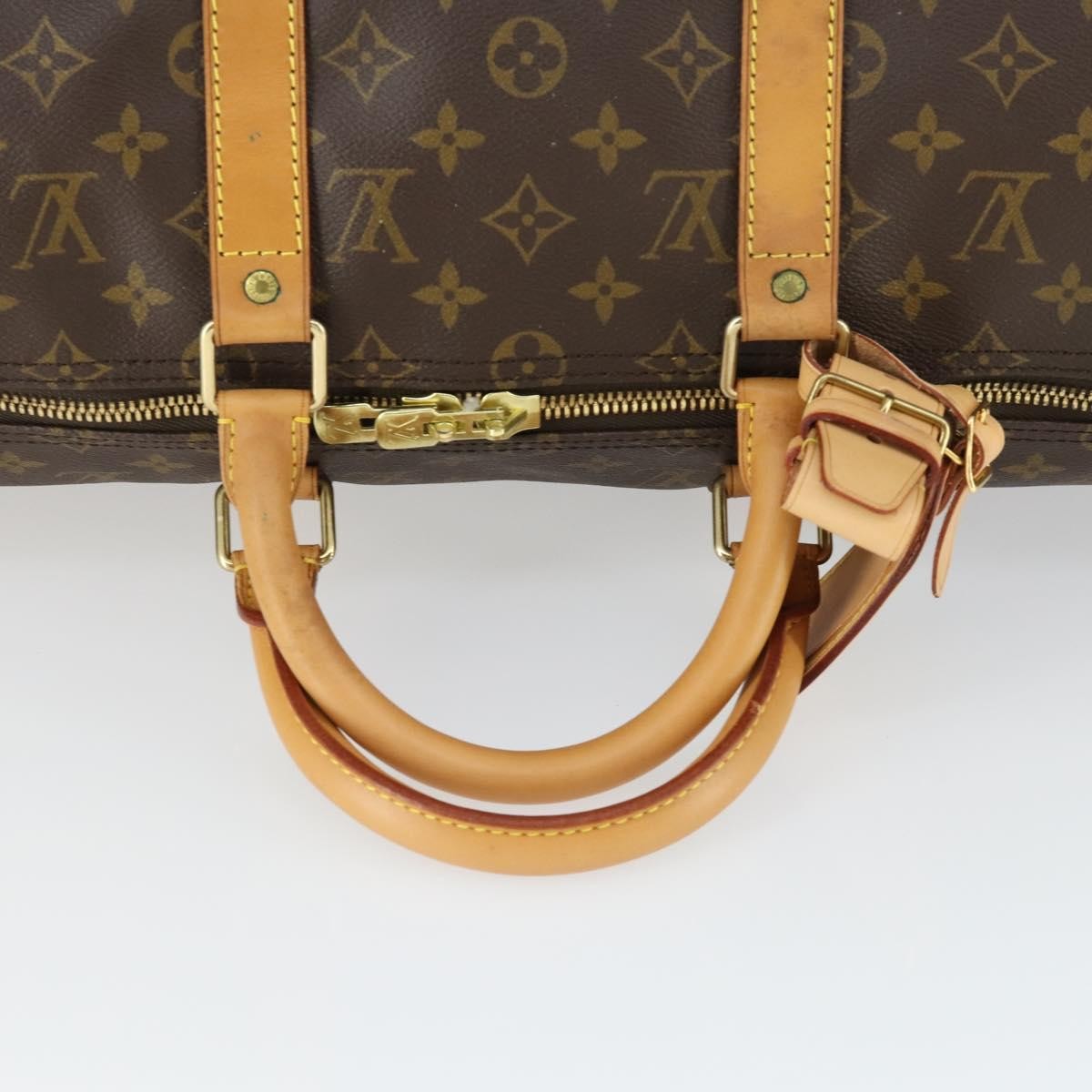 Louis Vuitton Keepall Monogram Canvas Brown Canvas Travel Bag Bag (Pre-Owned)