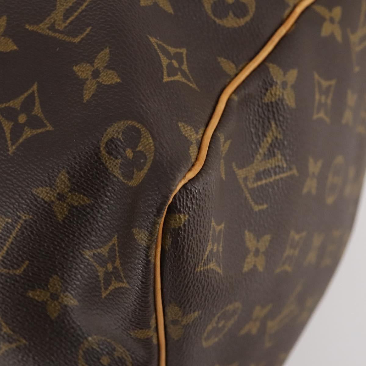 Louis Vuitton Keepall Monogram Canvas Brown Canvas Travel Bag Bag (Pre-Owned)