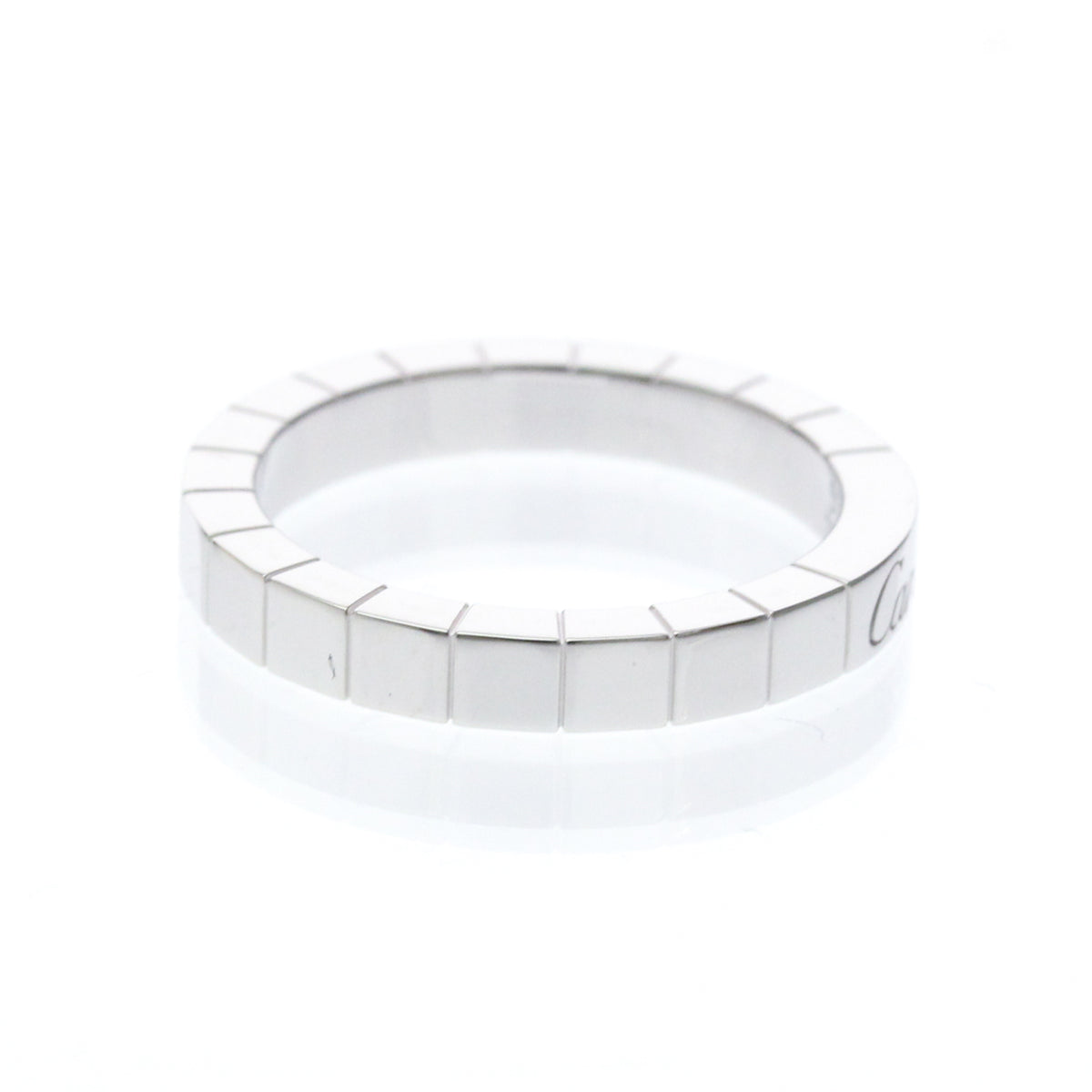 Cartier Lanieres 18K White Gold Gold White_Gold Ring Jewelry (Pre-Owned)