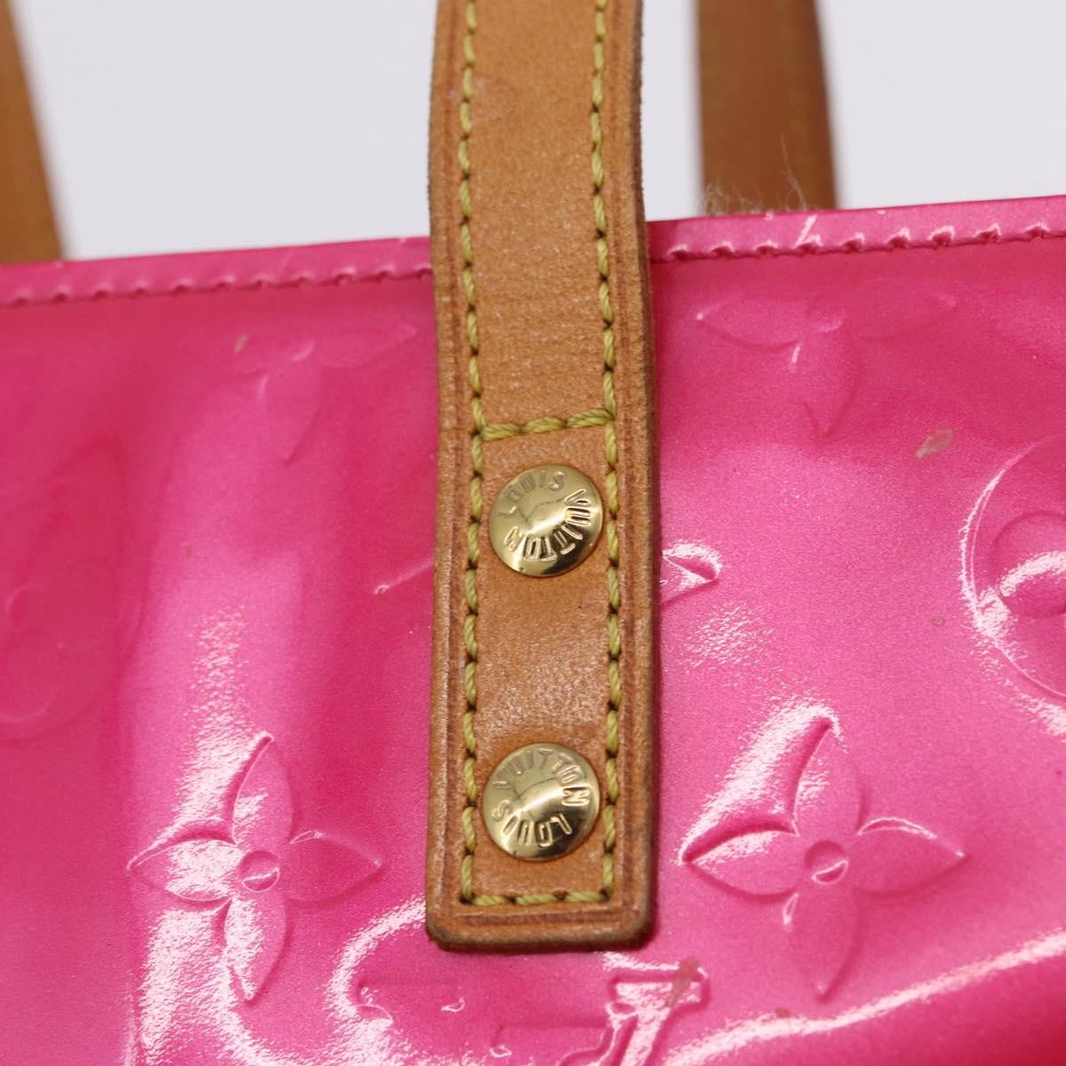 Louis Vuitton Reade Monogram Vernis Pink Patent_Leather Handbag (Pre-Owned)