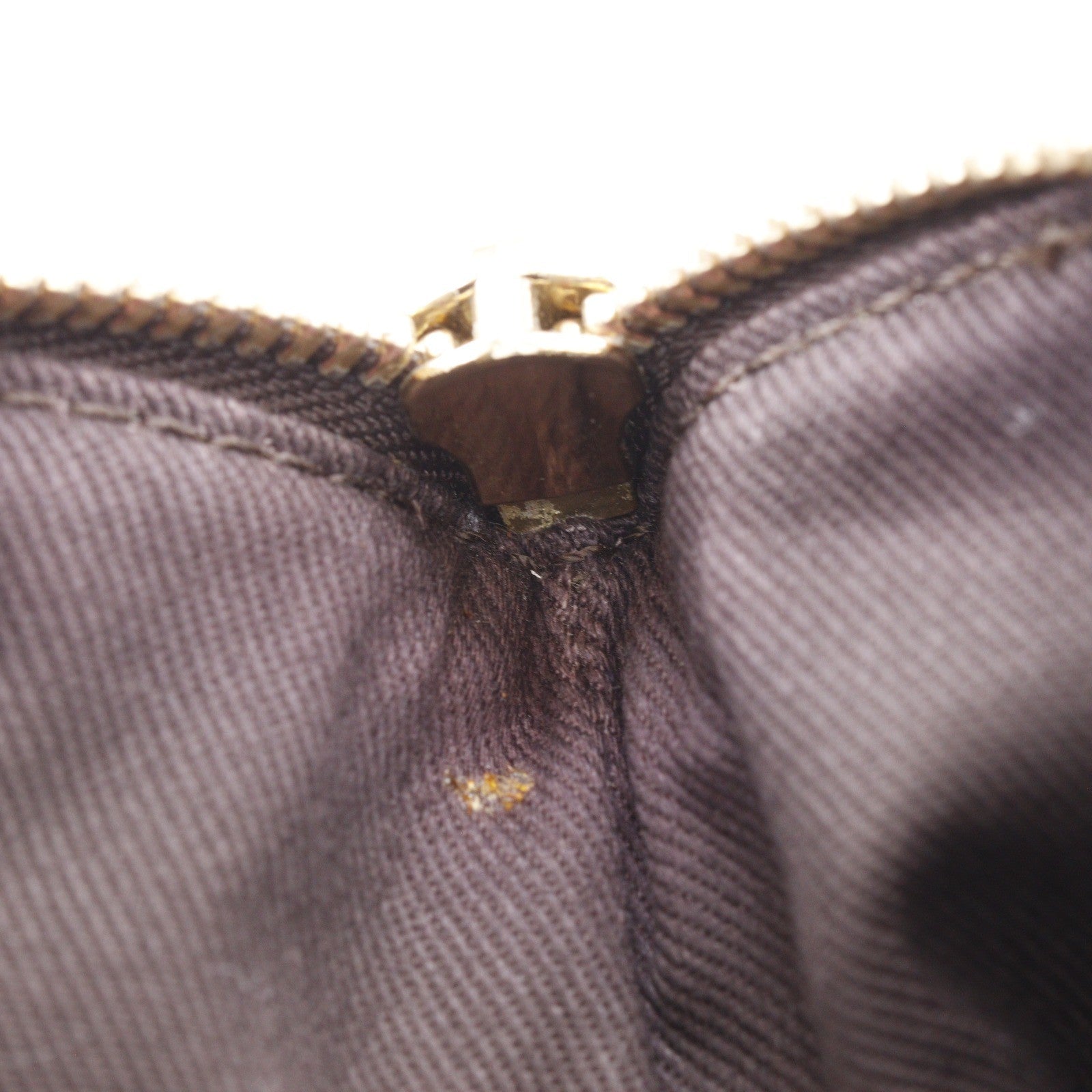 Celine Macadam Macadam With Leather Brown Leather Tote Bag Bag (Pre-Owned)