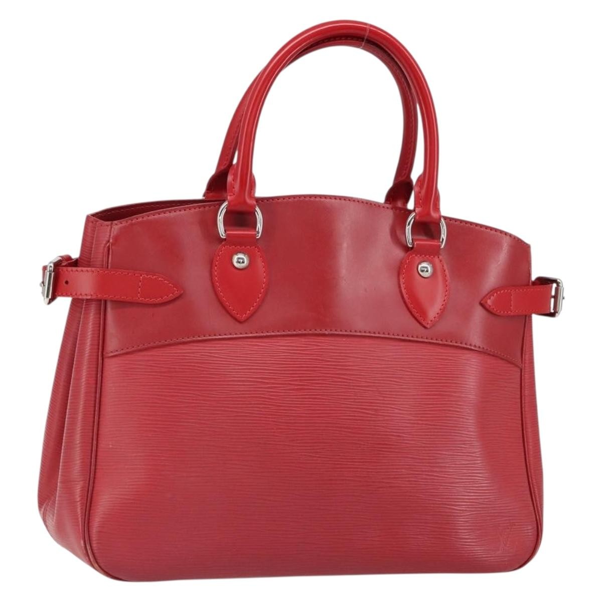 Louis Vuitton Passy Tote Epi Leather Red Leather Handbag (Pre-Owned)