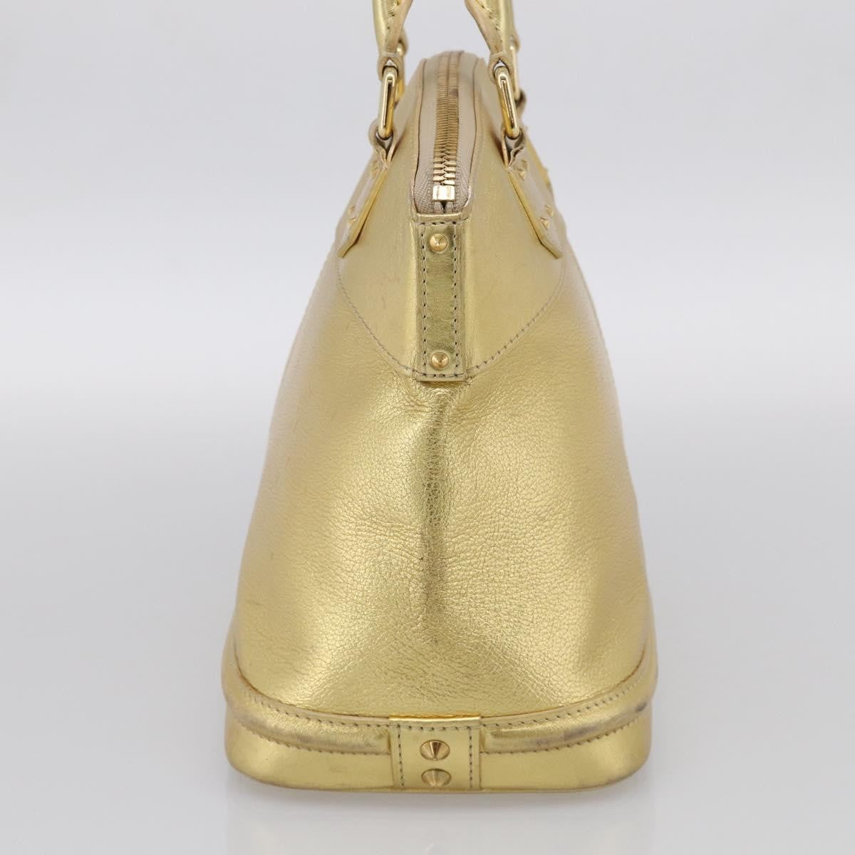 Louis Vuitton Suhali Lockit Leather Gold Leather Handbag (Pre-Owned)