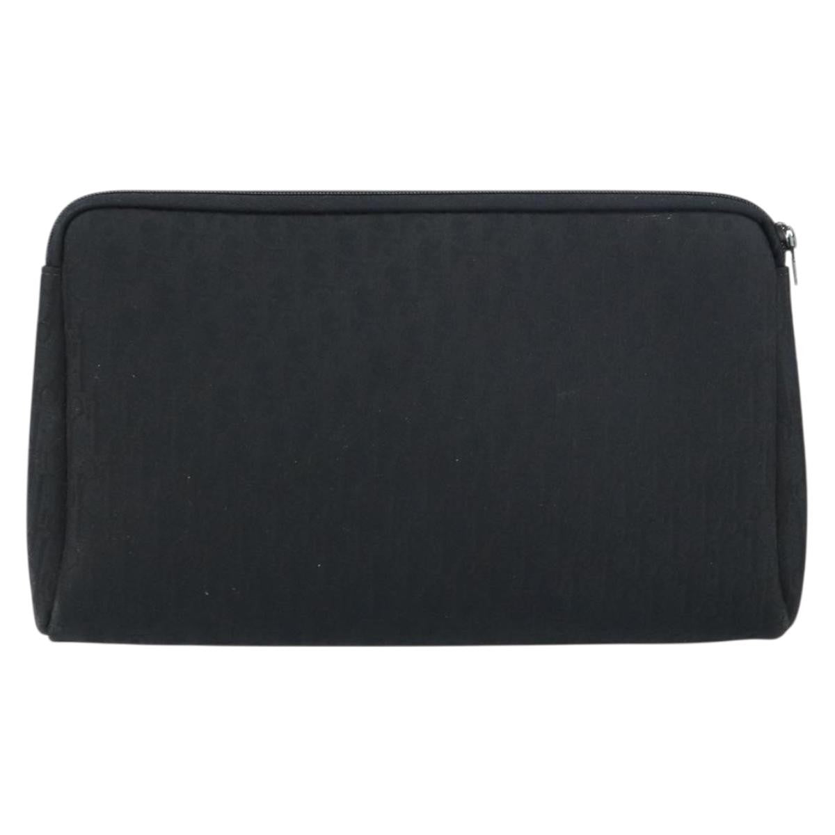 Christian Dior Trotter Canvas Black Canvas Clutche & Pouche Bag (Pre-Owned)