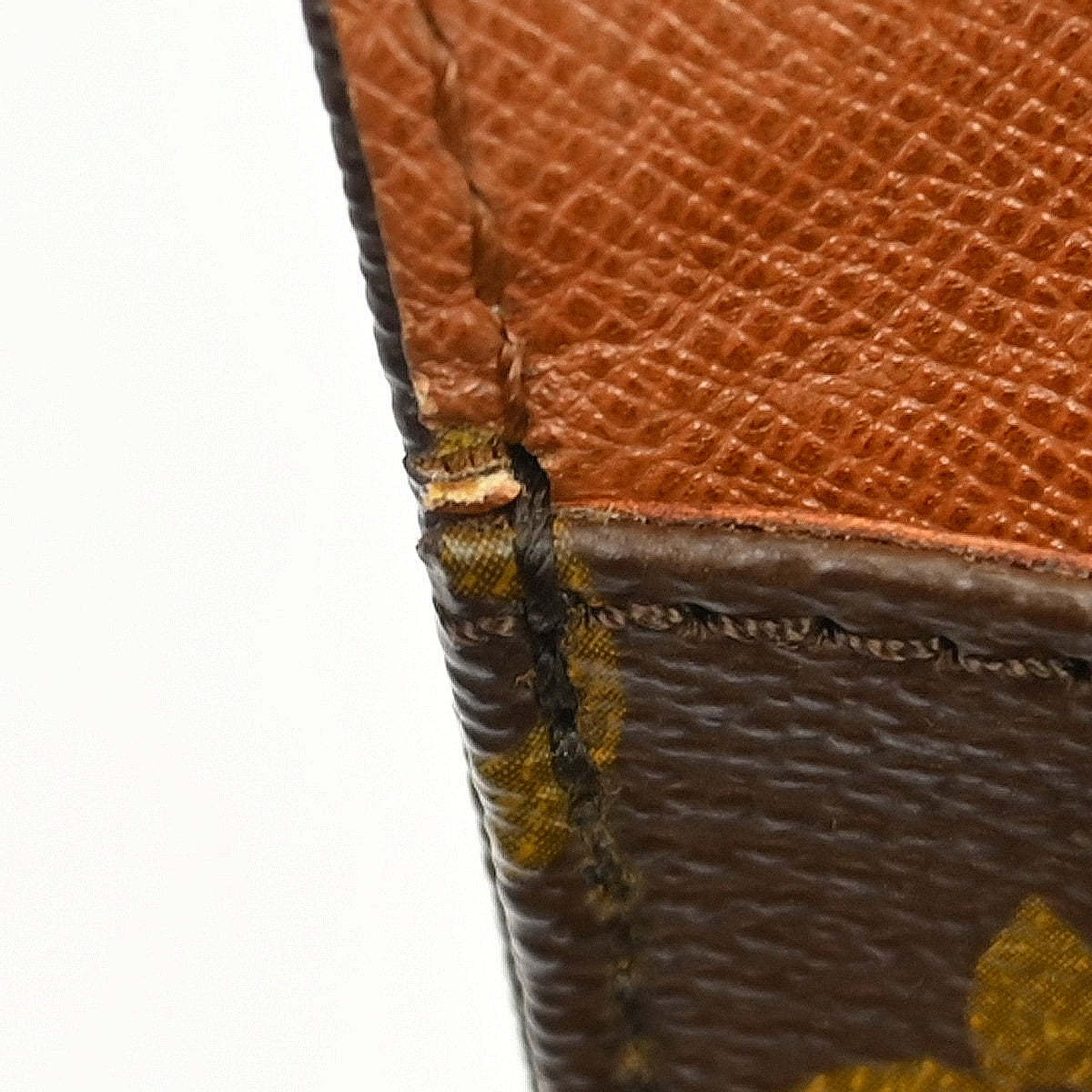 Louis Vuitton Cartouchiere Monogram Canvas Brown Canvas Handbag (Pre-Owned)
