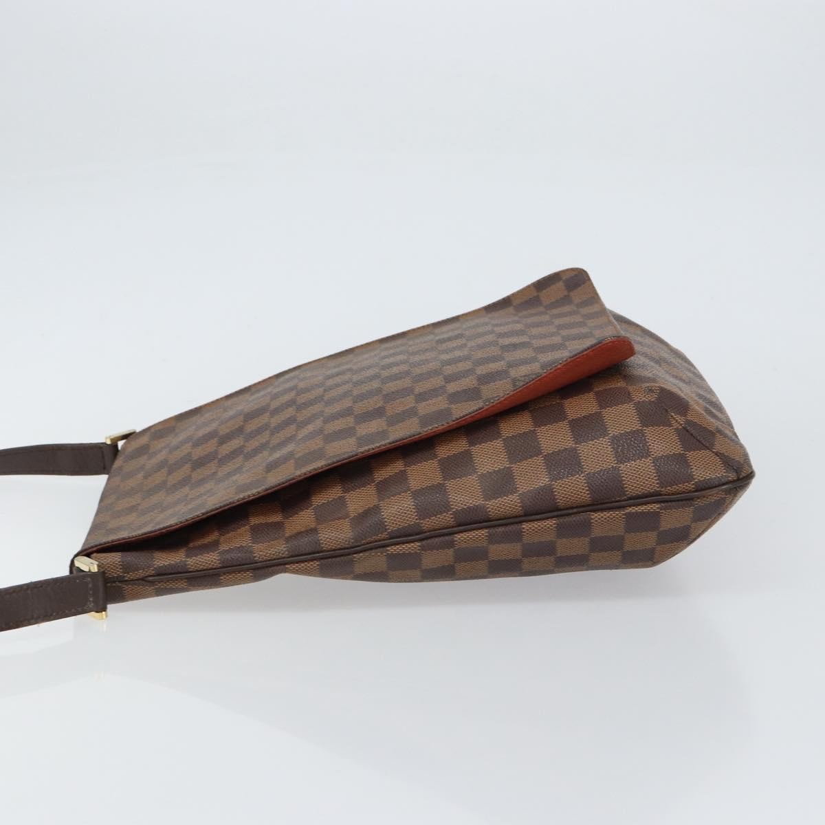 Louis Vuitton Musette Damier Ebene Brown Canvas Shoulder Bag Bag (Pre-Owned)