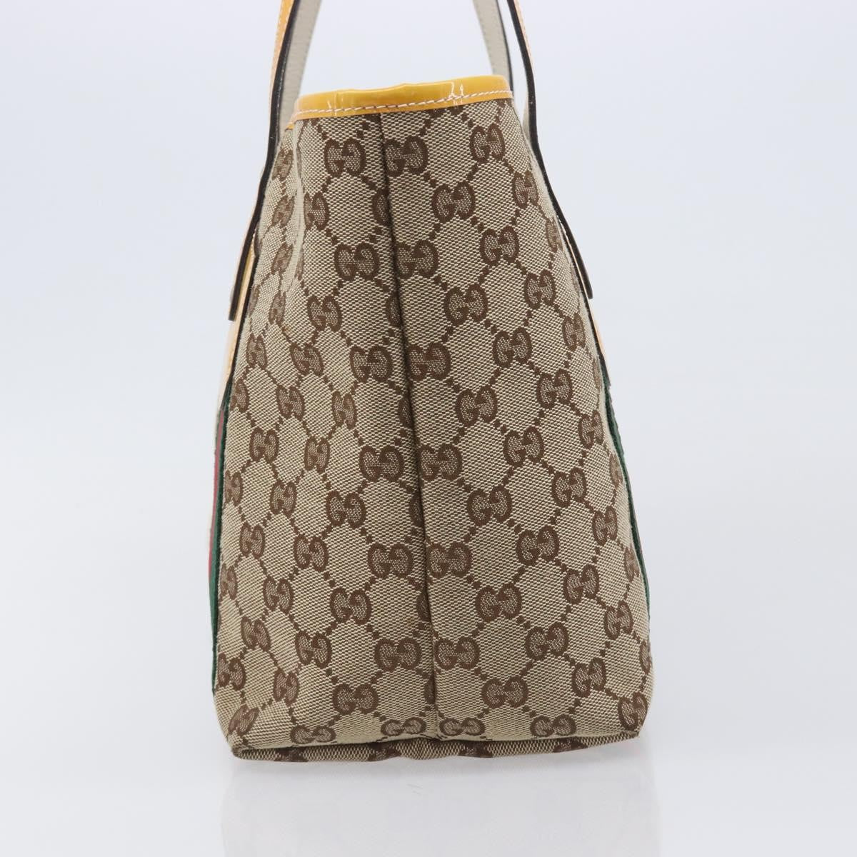 Gucci Jolie Web Gg Canvas Beige Canvas Tote Bag Bag (Pre-Owned)