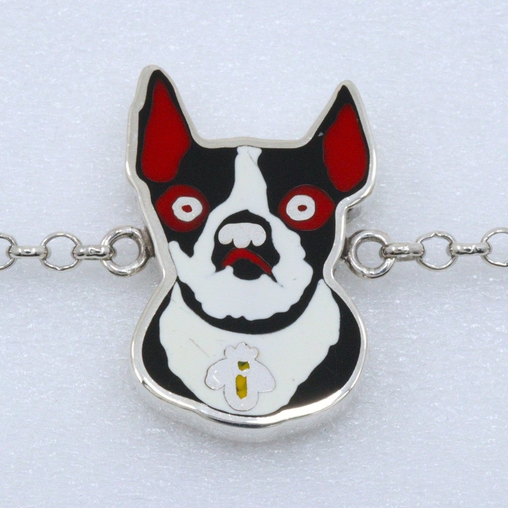 Gucci Bosco Sterling Silver And Enamel Silver Silver Bracelet Jewelry (Pre-Owned)