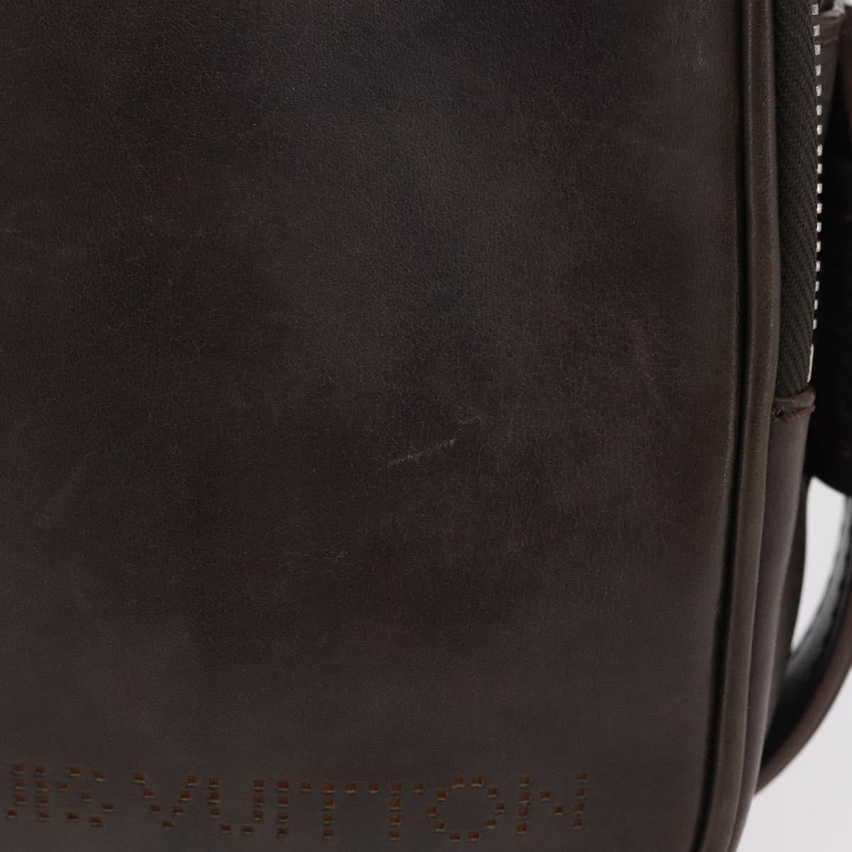 Louis Vuitton Bequia Trotter Messenger Nomade Leather Brown Leather Handbag (Pre-Owned)