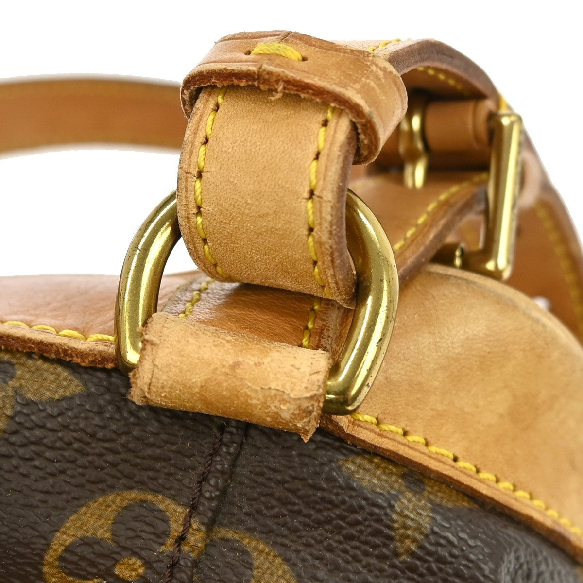 Louis Vuitton Vintage Montsouris Monogram Canvas Brown Canvas Backpack Bag (Pre-Owned)