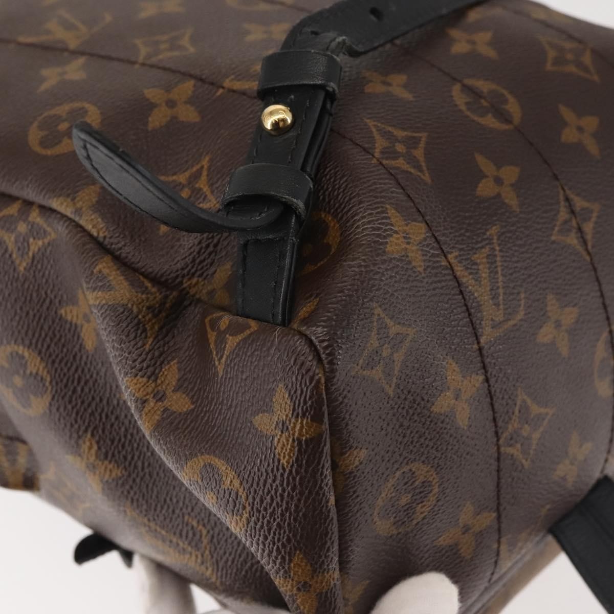 Louis Vuitton Palm Springs Reverse Monogram Canvas Brown Canvas Backpack Bag (Pre-Owned)