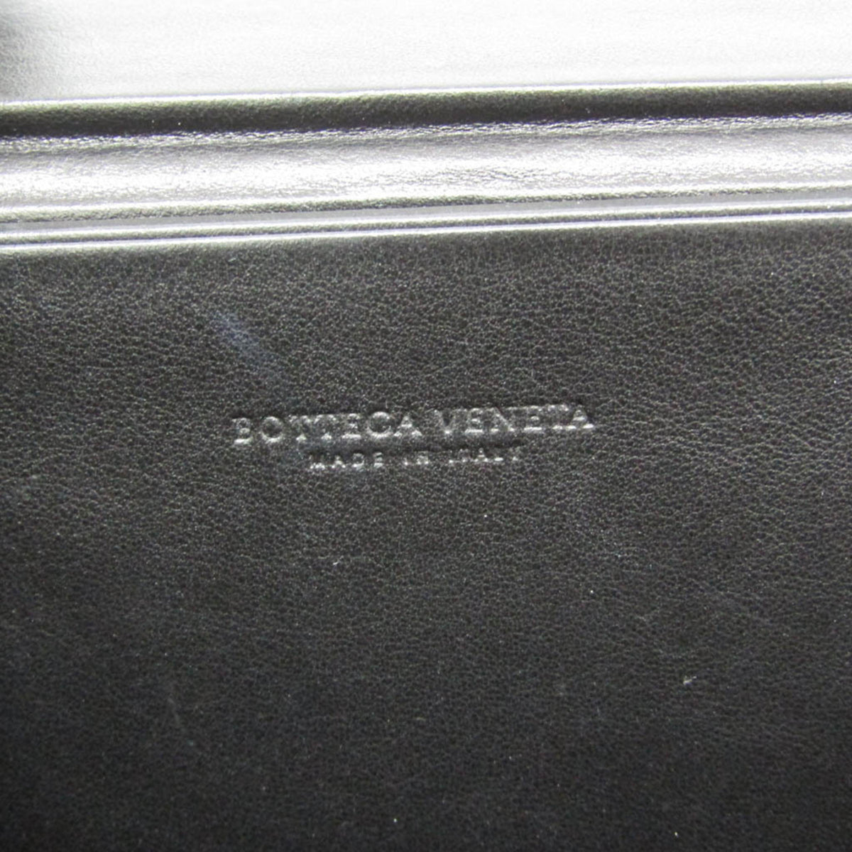 Bottega Veneta Trunk Top Handle Messenger Padded Leather Black Leather Handbag (Pre-Owned)