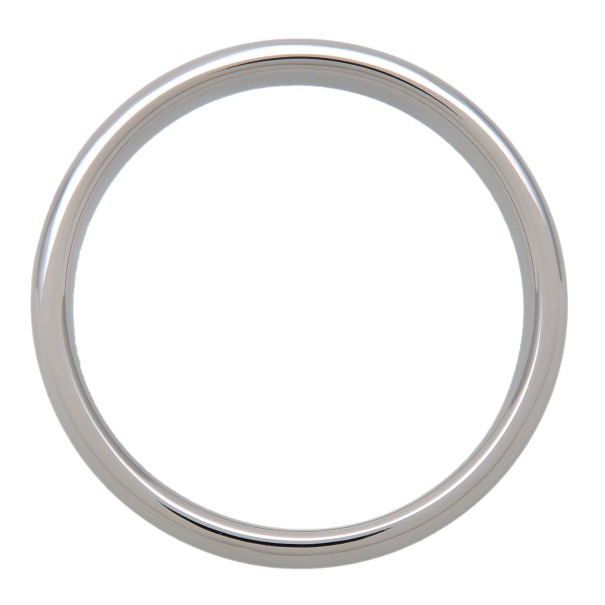 Tiffany & Co. Classic Wedding Band Platinum Silver Platinum Ring Jewelry (Pre-Owned)