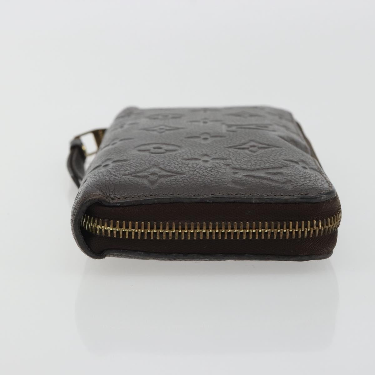 Louis Vuitton Zippy Wallet Nm Leather Empreinte Brown Leather Wallets Accessory (Pre-Owned)