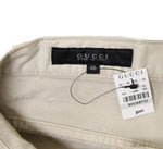 Gucci Men's Beige Dirty Washed Casual Pants (G 46 / 30 US)