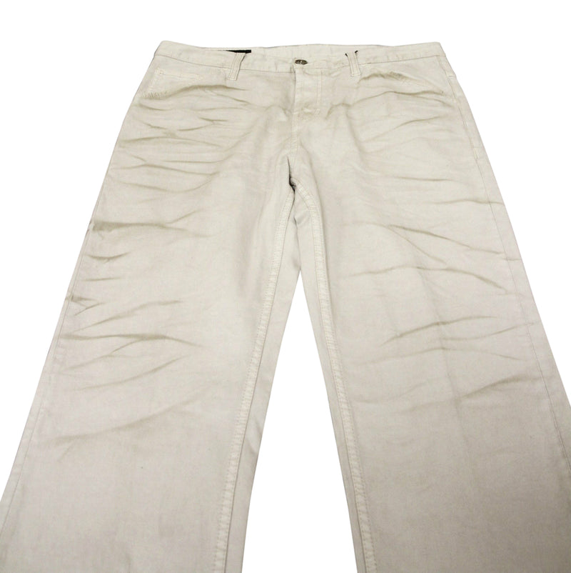 Gucci Men's Beige Dirty Washed Casual Pants (G 46 / 30 US)