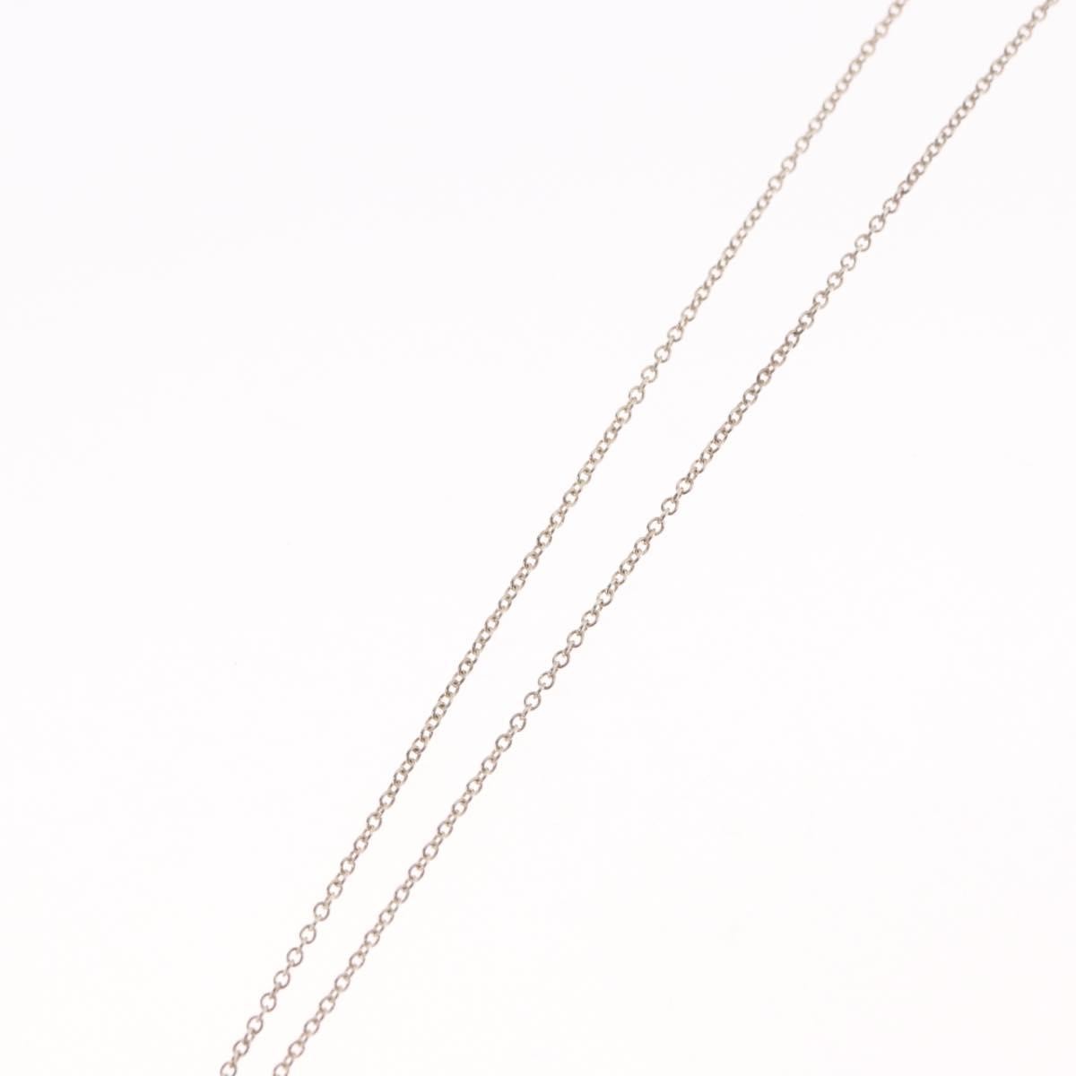 Tiffany & Co. Elsa Peretti Open Heart Pendant Sterling Silver Silver Sterling_Silver Necklace Jewelry (Pre-Owned)