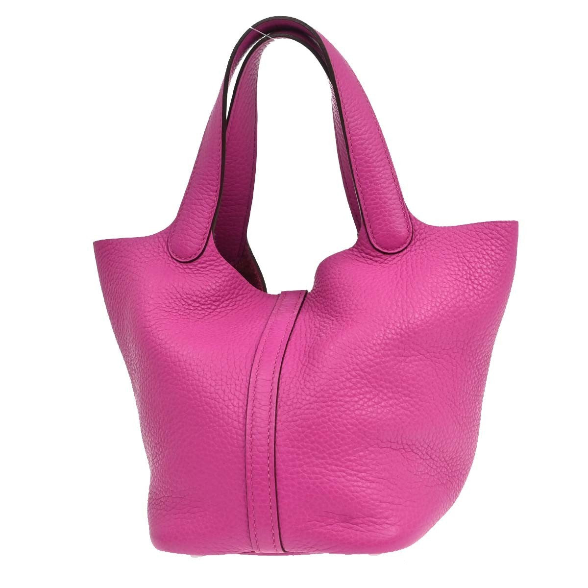Hermes Picotin Lock Clemence Pink Leather Handbag (Pre-Owned)
