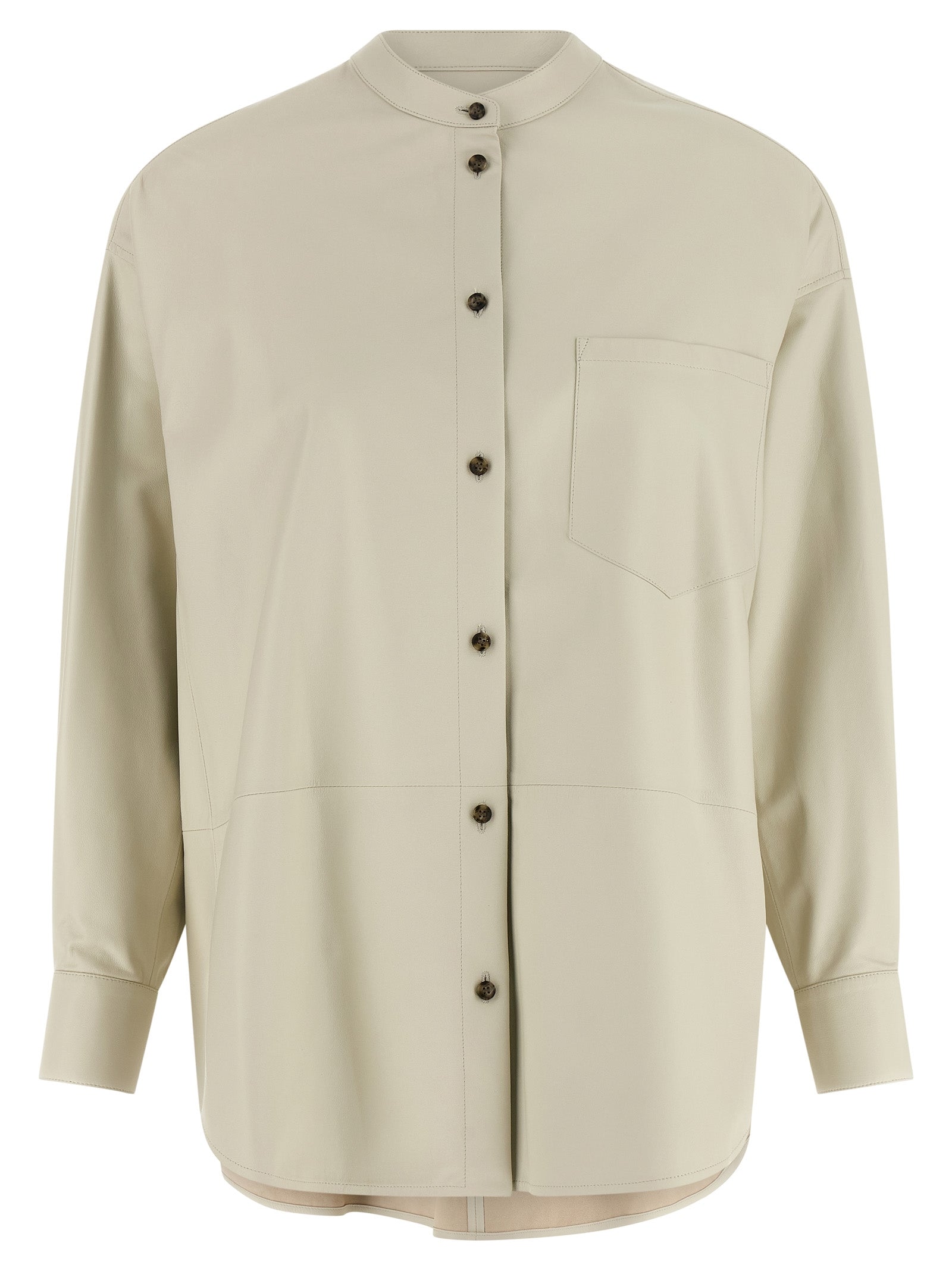 Yves Salomon Women's Leather Shirt