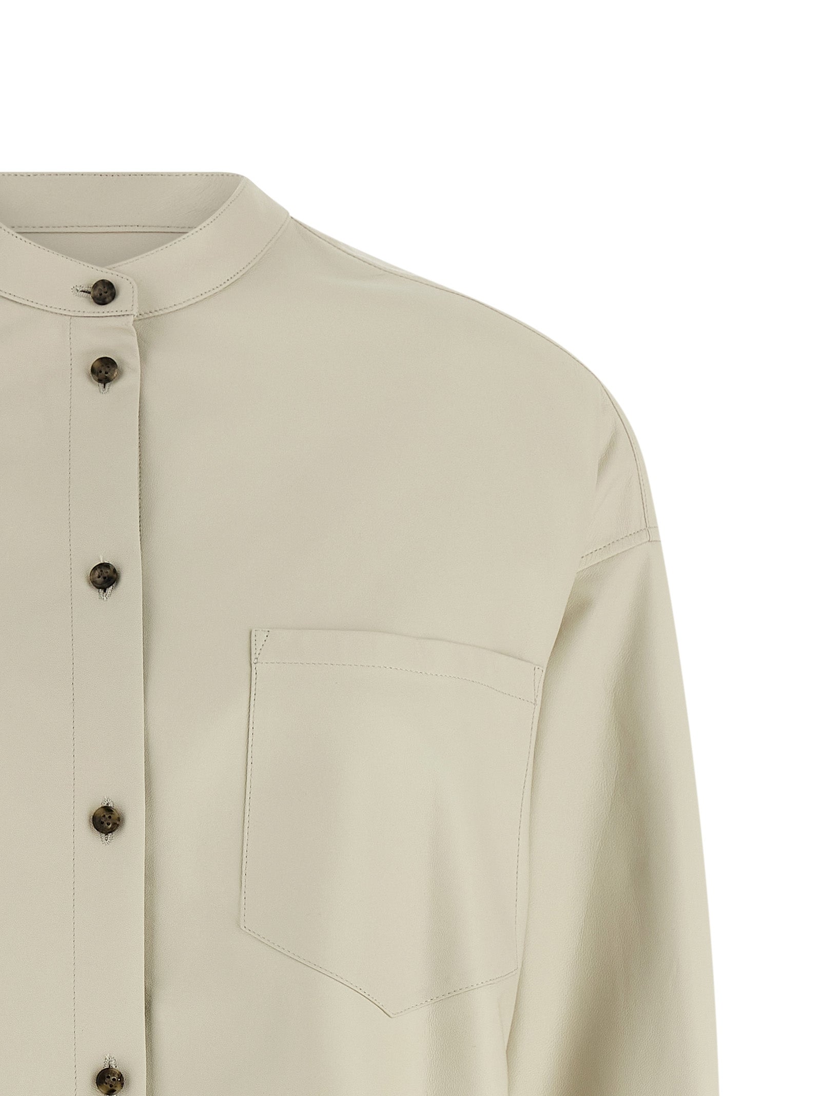 Yves Salomon Women's Leather Shirt