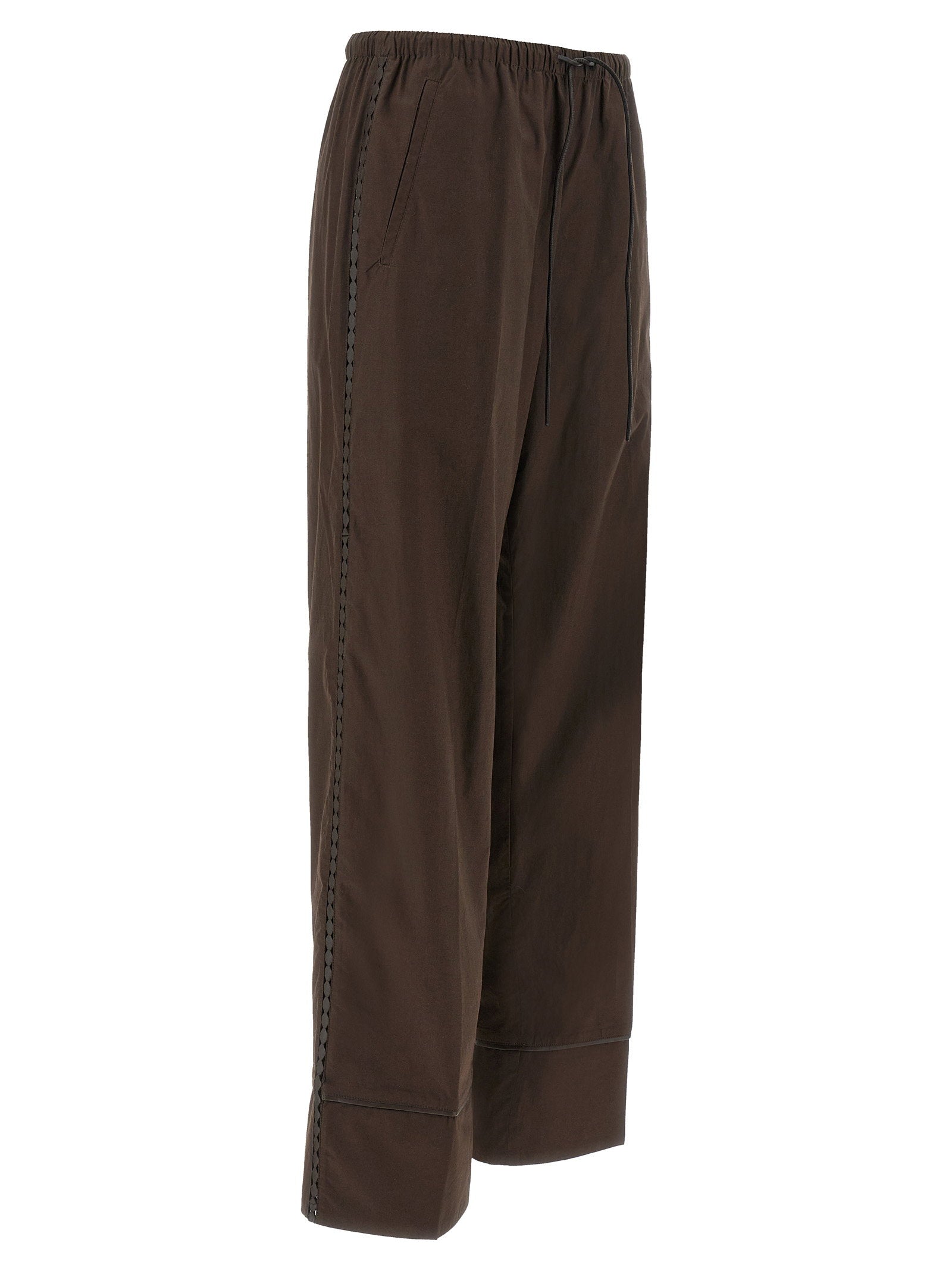 Yves Salomon Women's Leather Insert Pants