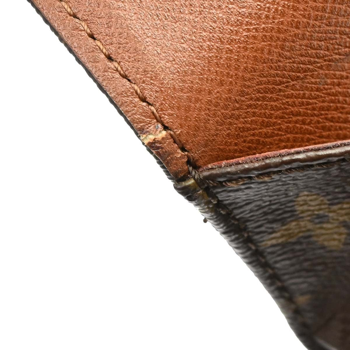 Louis Vuitton Cartouchiere Monogram Canvas Brown Canvas Handbag (Pre-Owned)