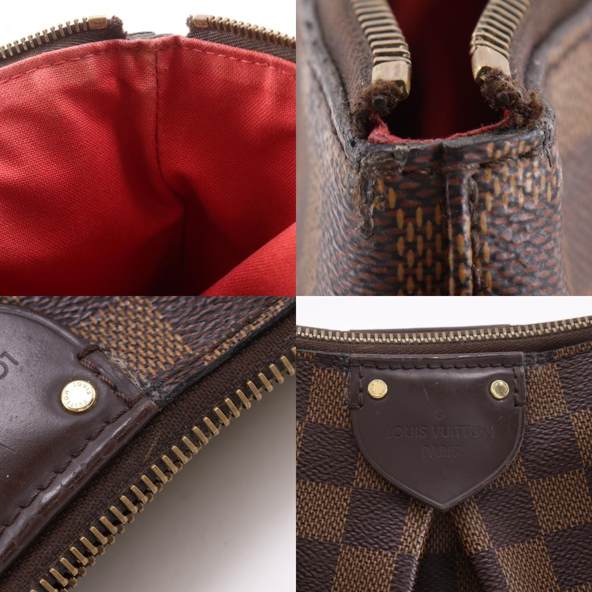 Louis Vuitton Siena Damier Brown Canvas Handbag (Pre-Owned)