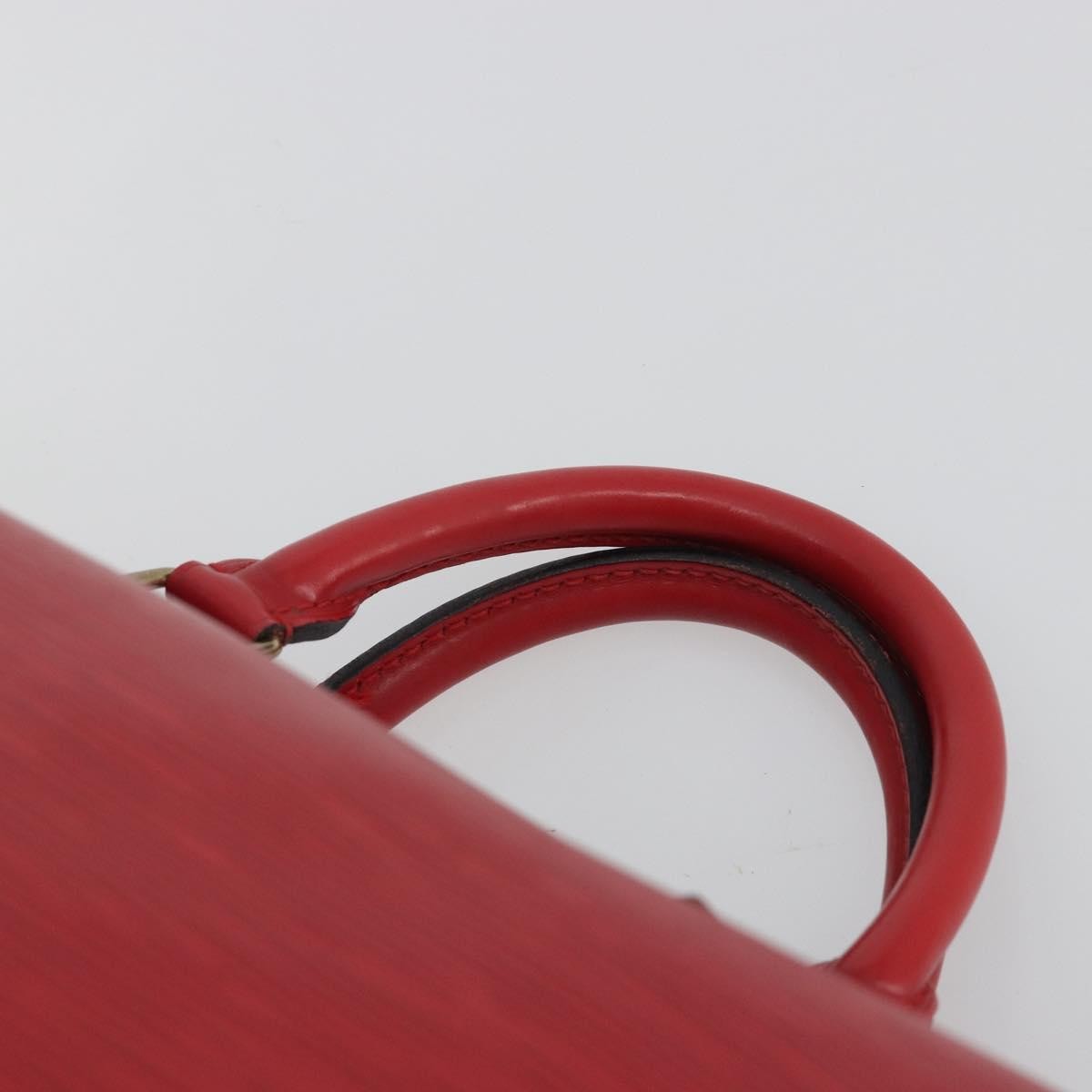 Louis Vuitton Speedy Epi Leather Red Leather Handbag (Pre-Owned)