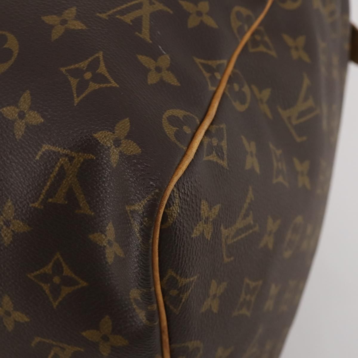 Louis Vuitton Keepall Monogram Brown Canvas Travel Bag Bag (Pre-Owned)