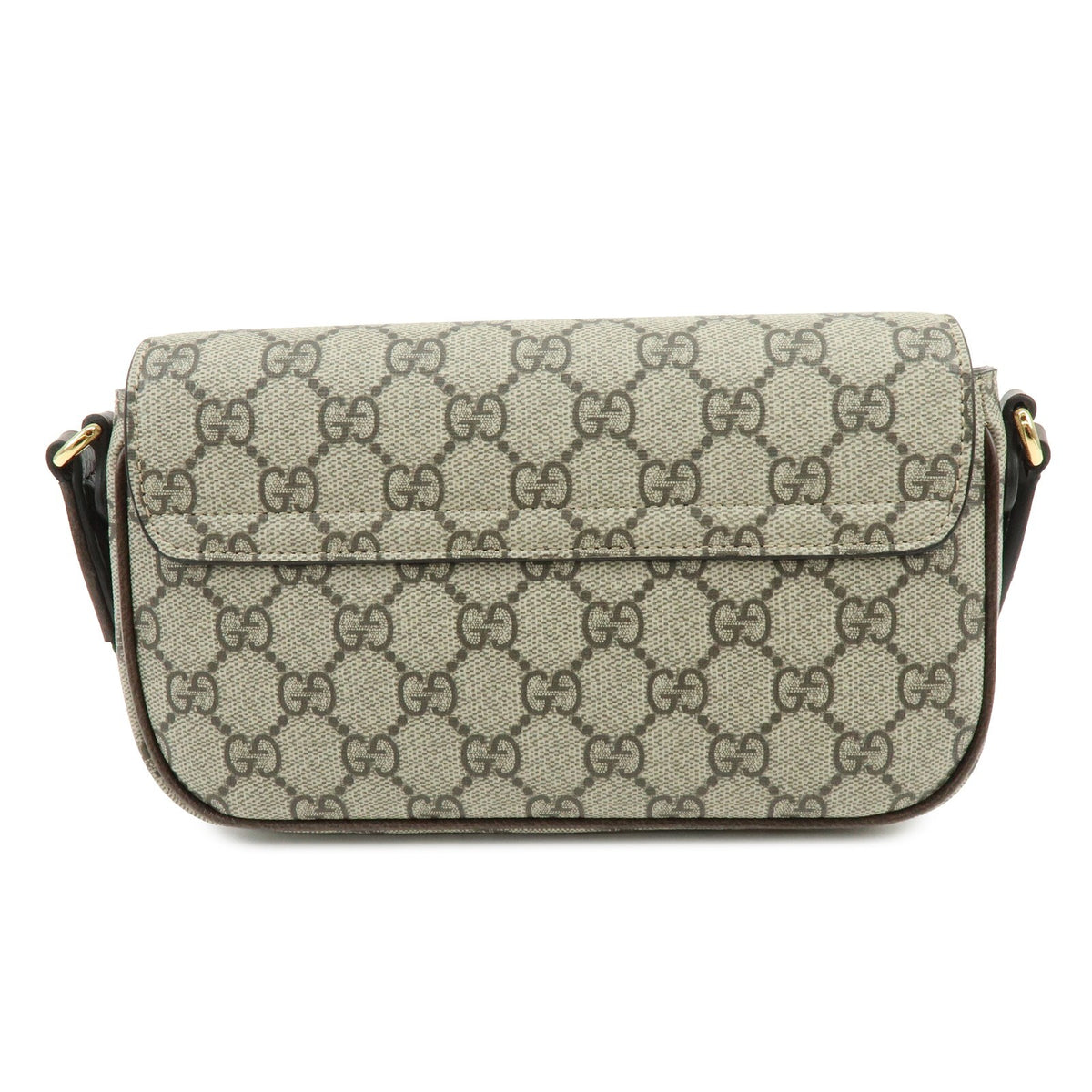 Gucci Ophidia Envelope Flap Gg Coated Canvas Beige Canvas Shoulder Bag Bag (Pre-Owned)